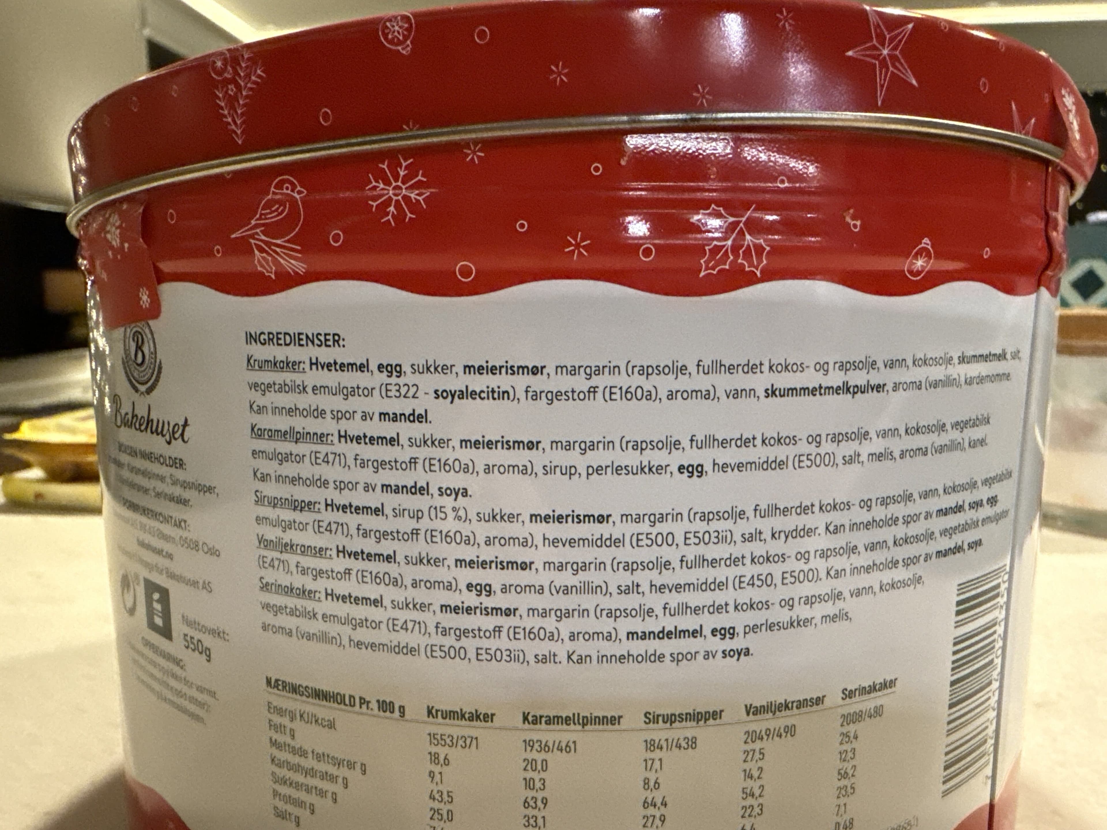 Bakehuset Julekaker packshot