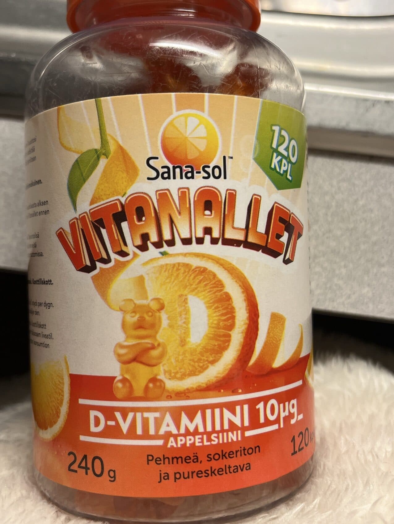 Sana-sol D-vitamiini packshot