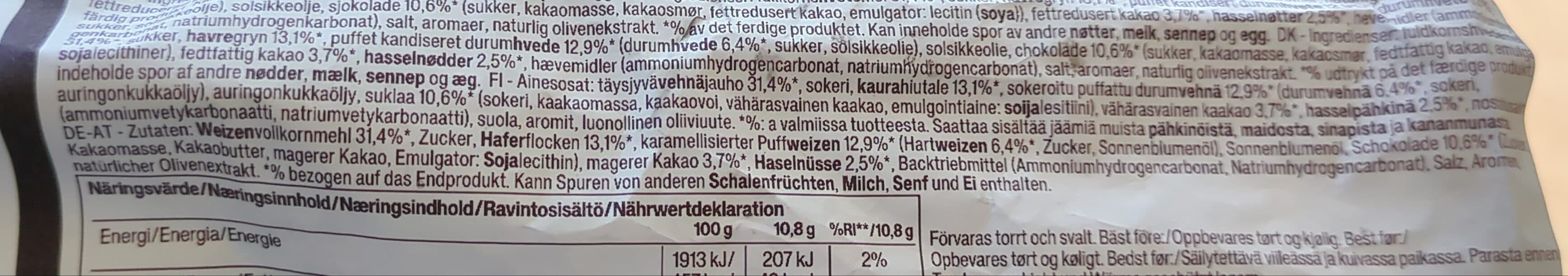 wasa Wholegrain Biscuits - Dark Chocolate packshot