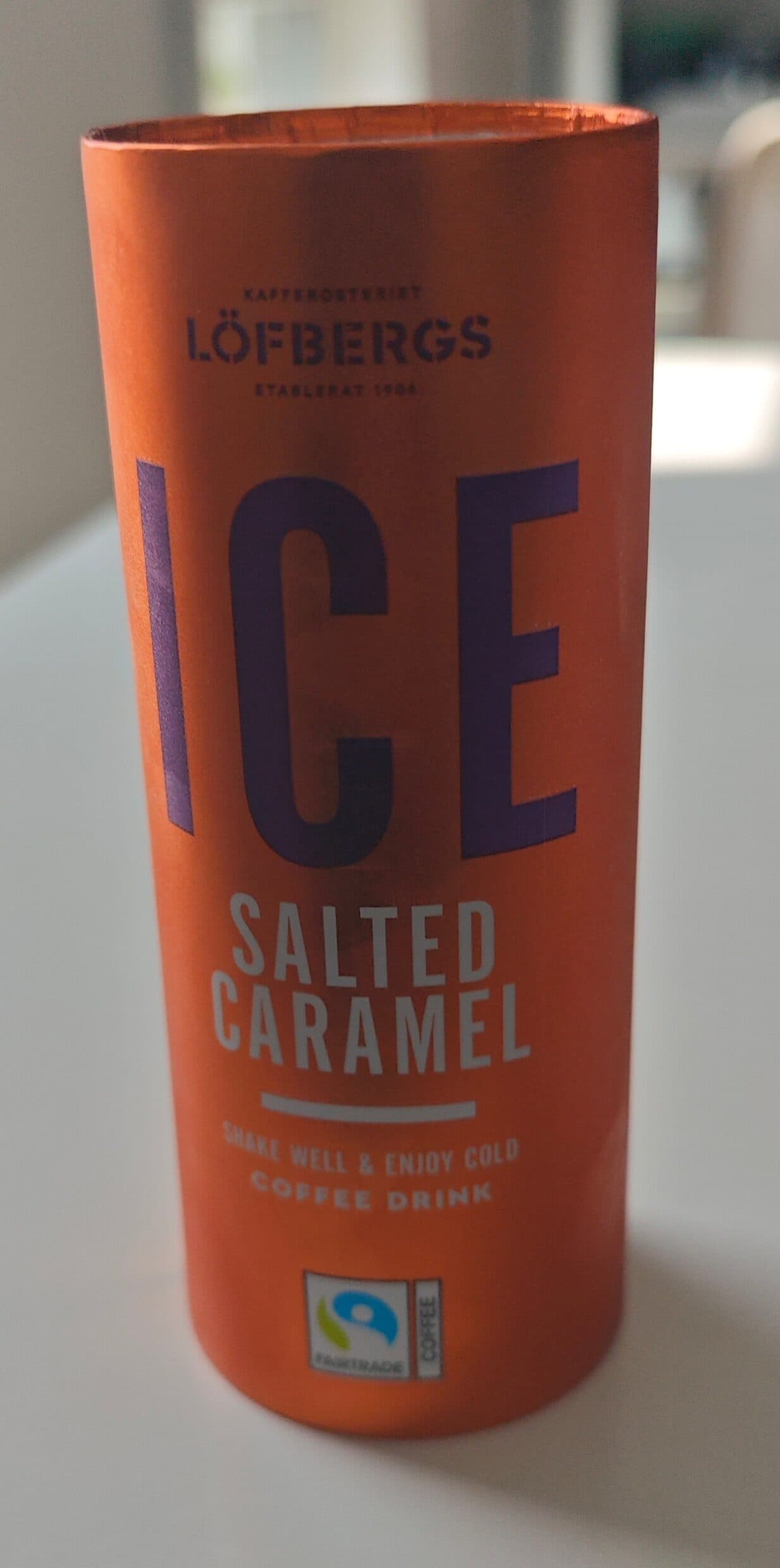 Löfbergs Ice salted caramel packshot