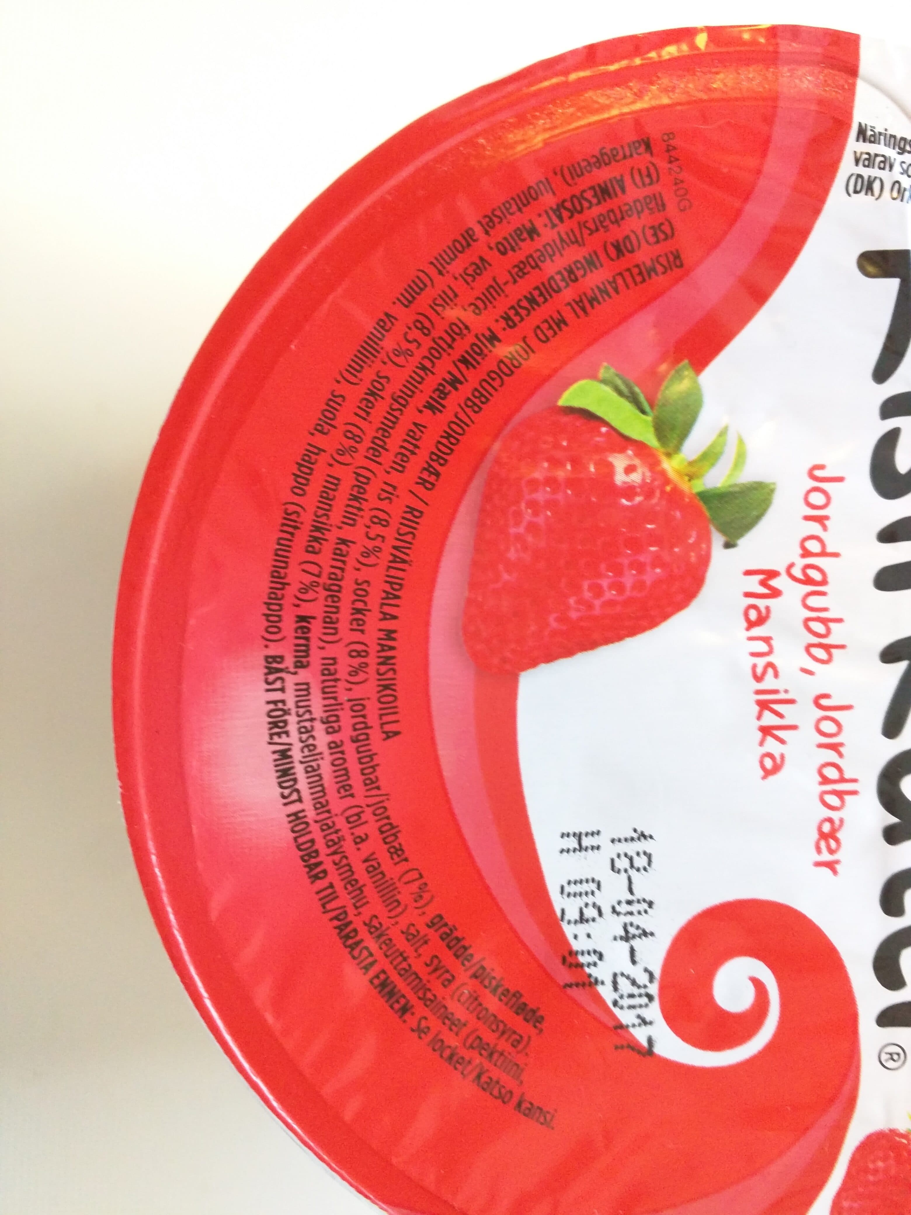 Risi frutti Risi frutti jordbær packshot