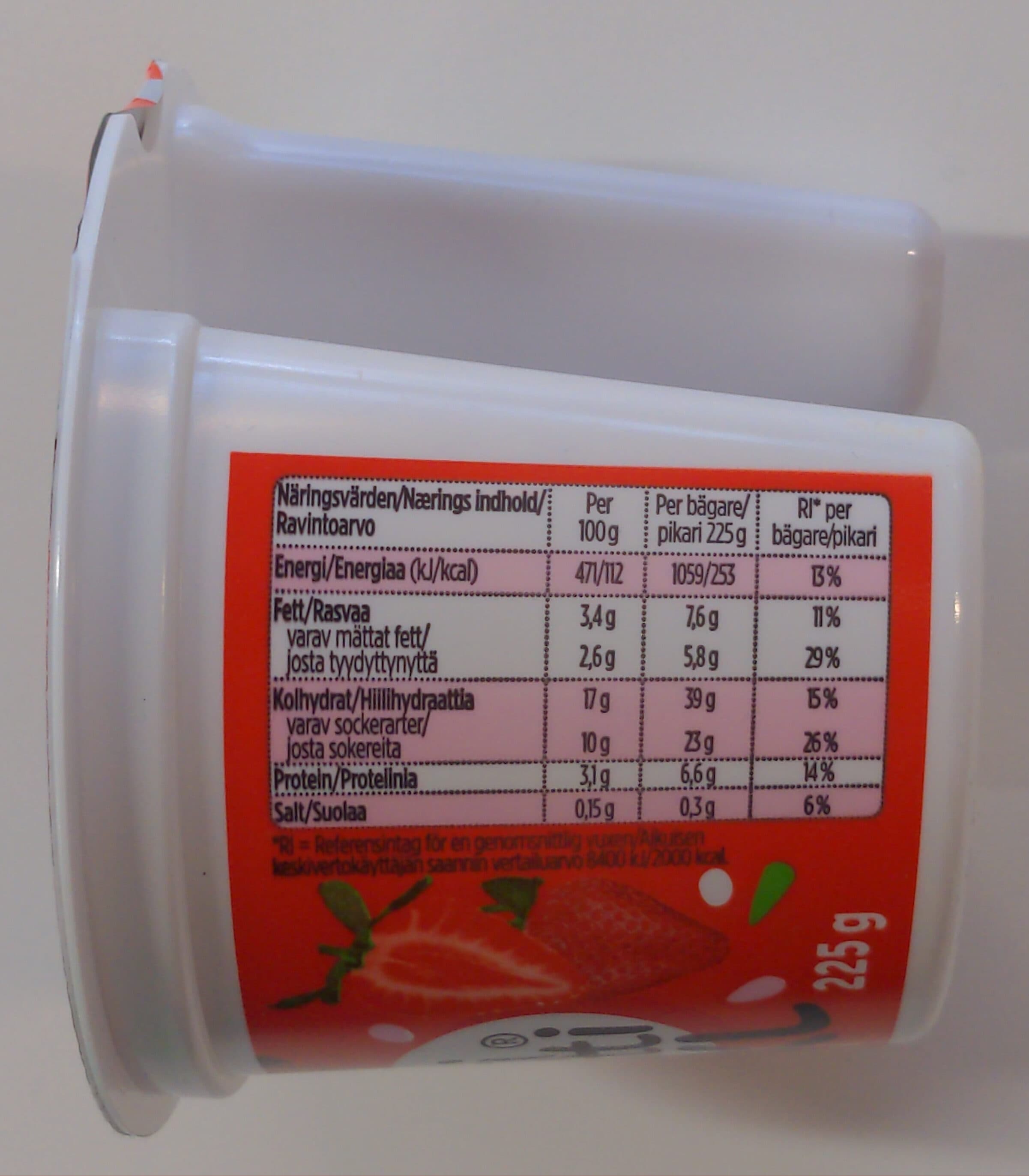 Orkla Risi Frutti XL mansikka packshot