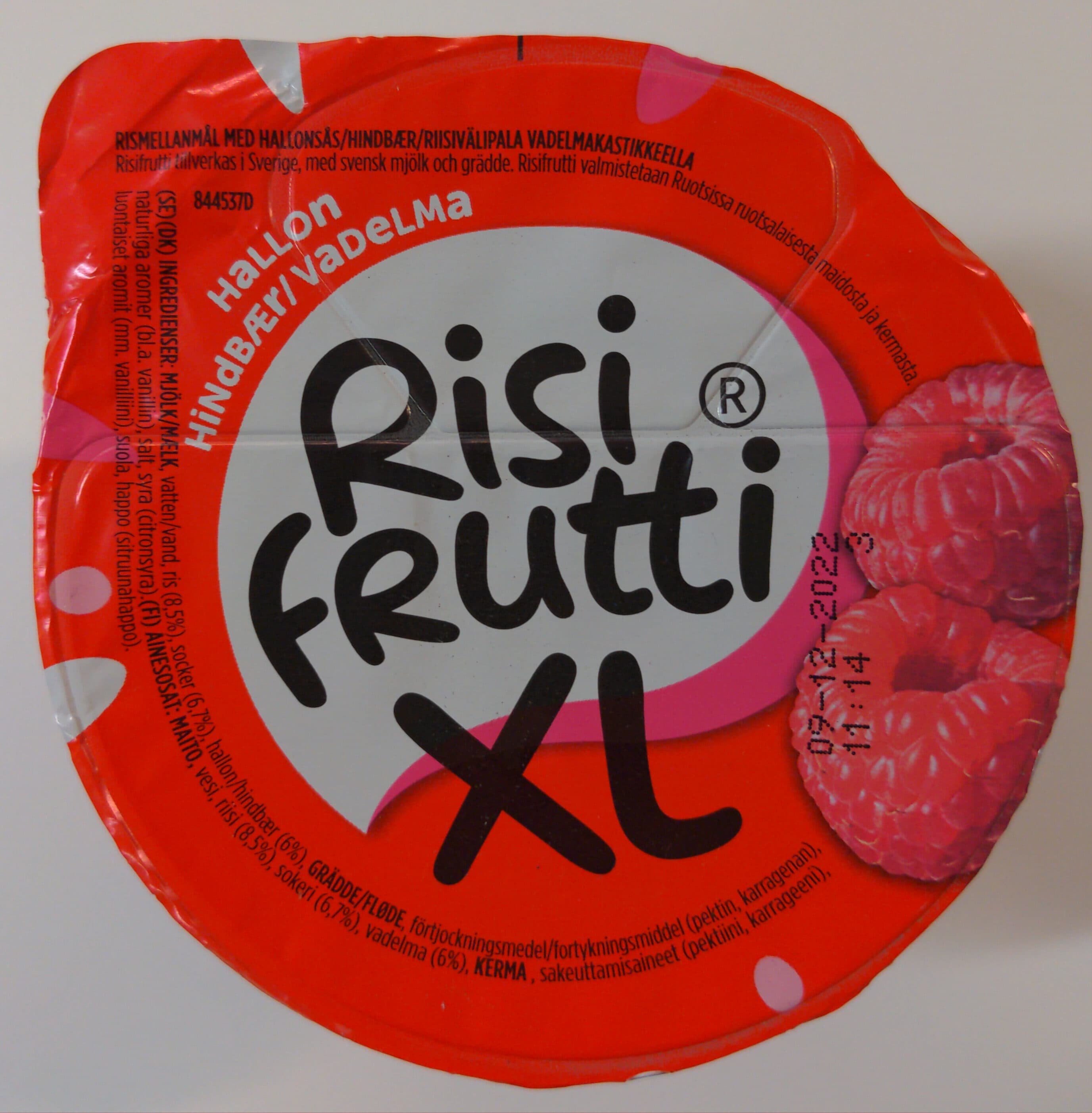 Orkla Risi frutti XL vadelma packshot