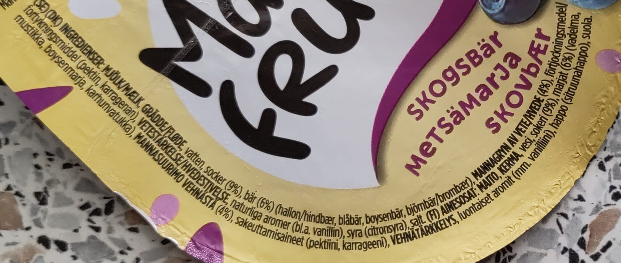 Orkla Mannafrutti metsämarja packshot