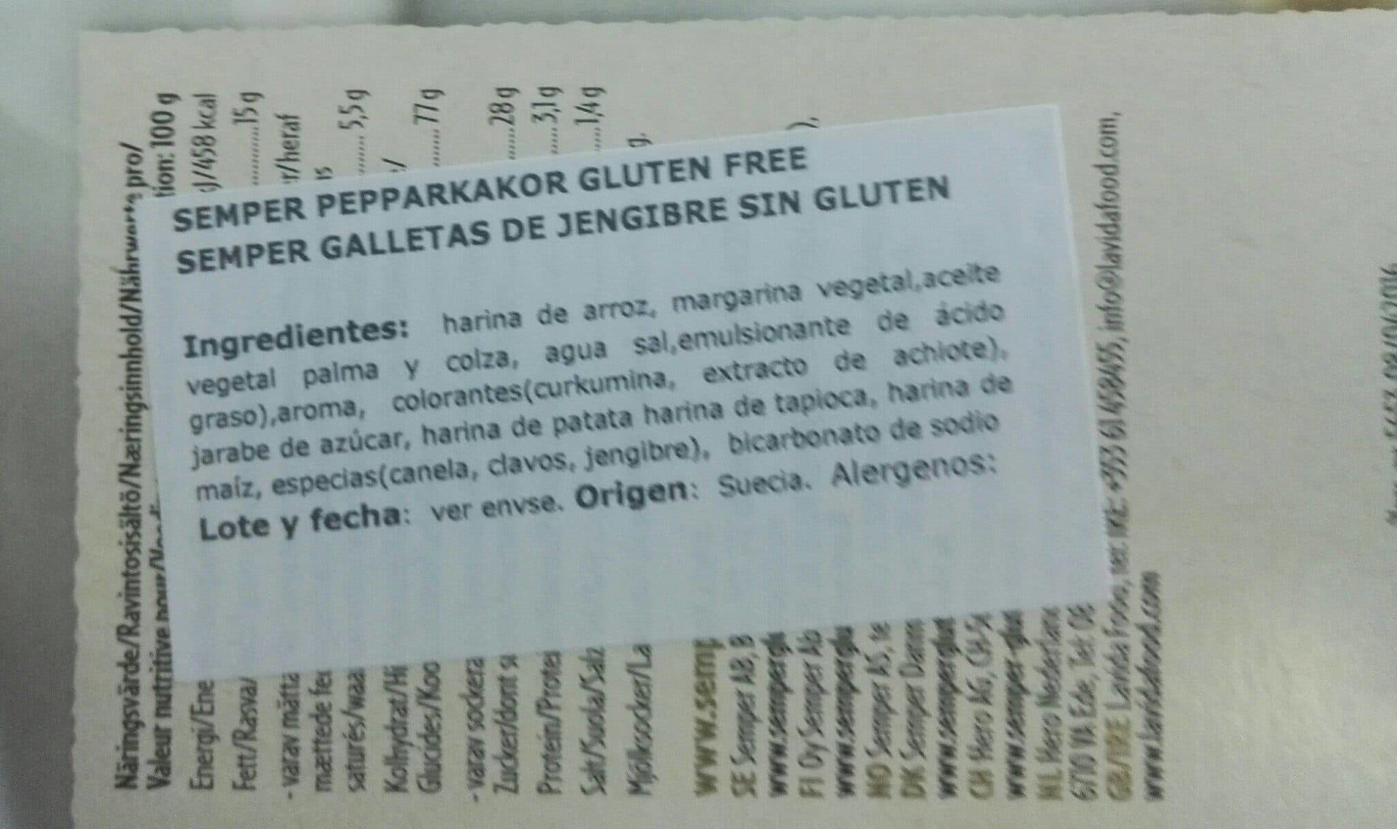 Semper Peppar Kakor packshot