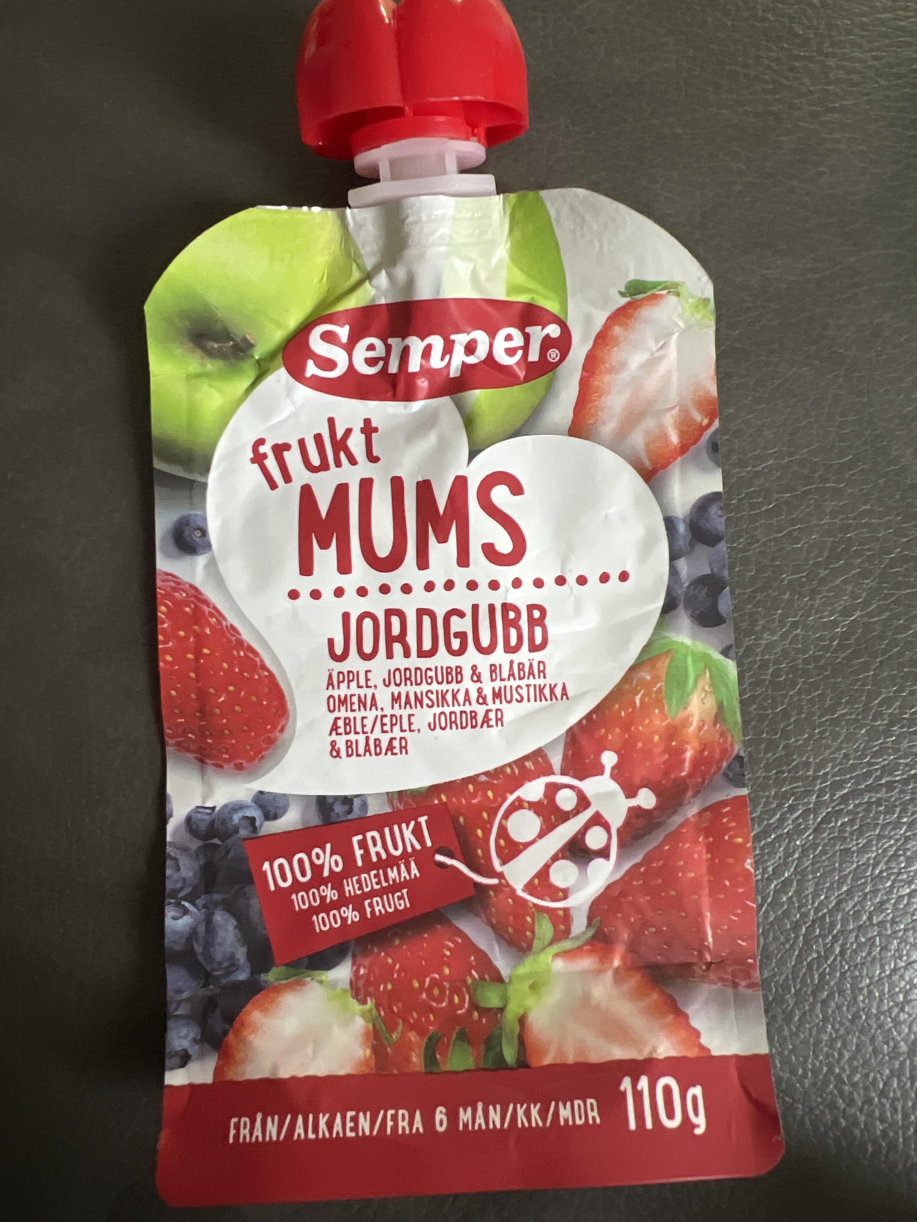 Semper frukt mums packshot