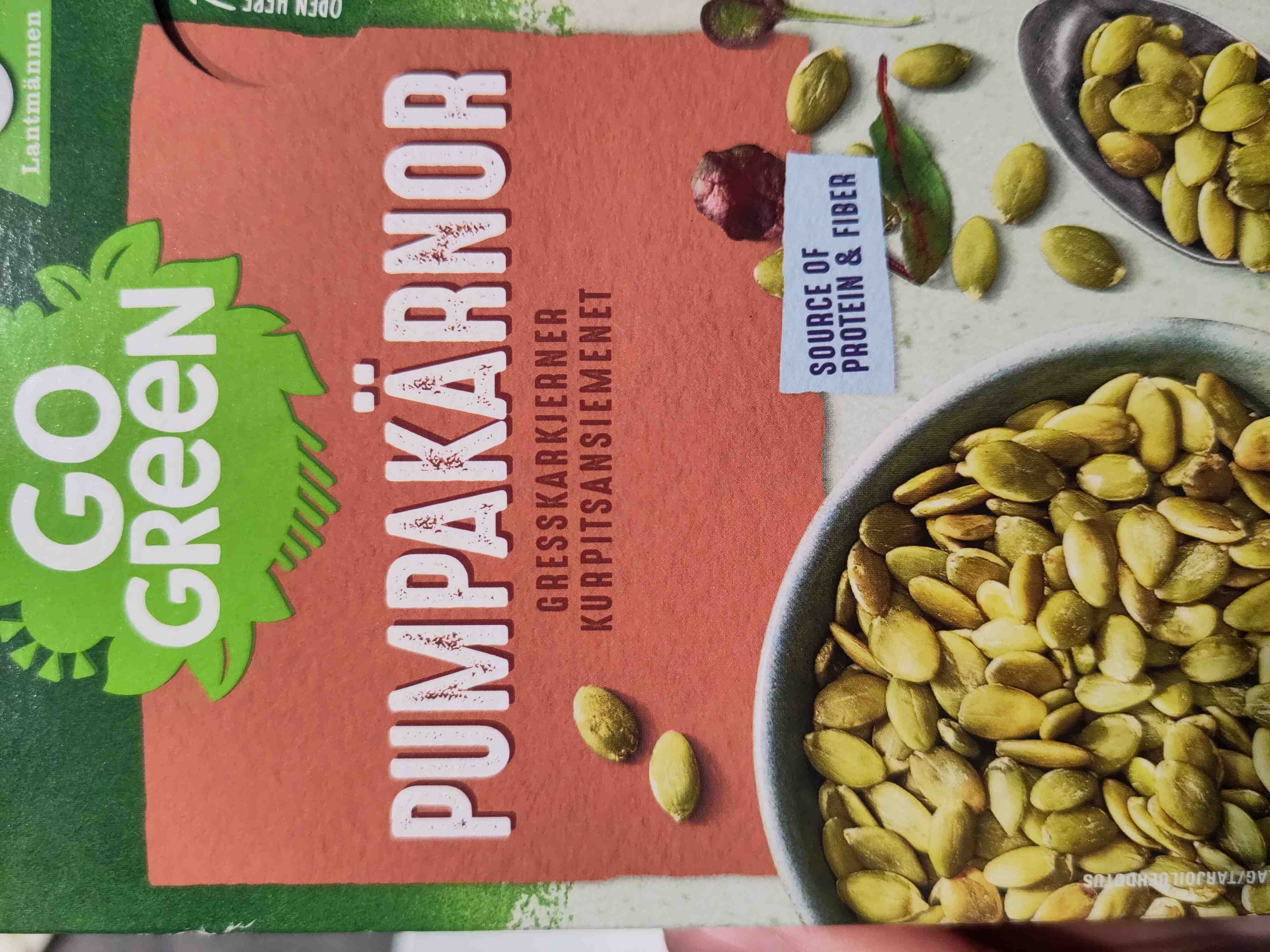 GoGreen Kurpitsasiemenet packshot