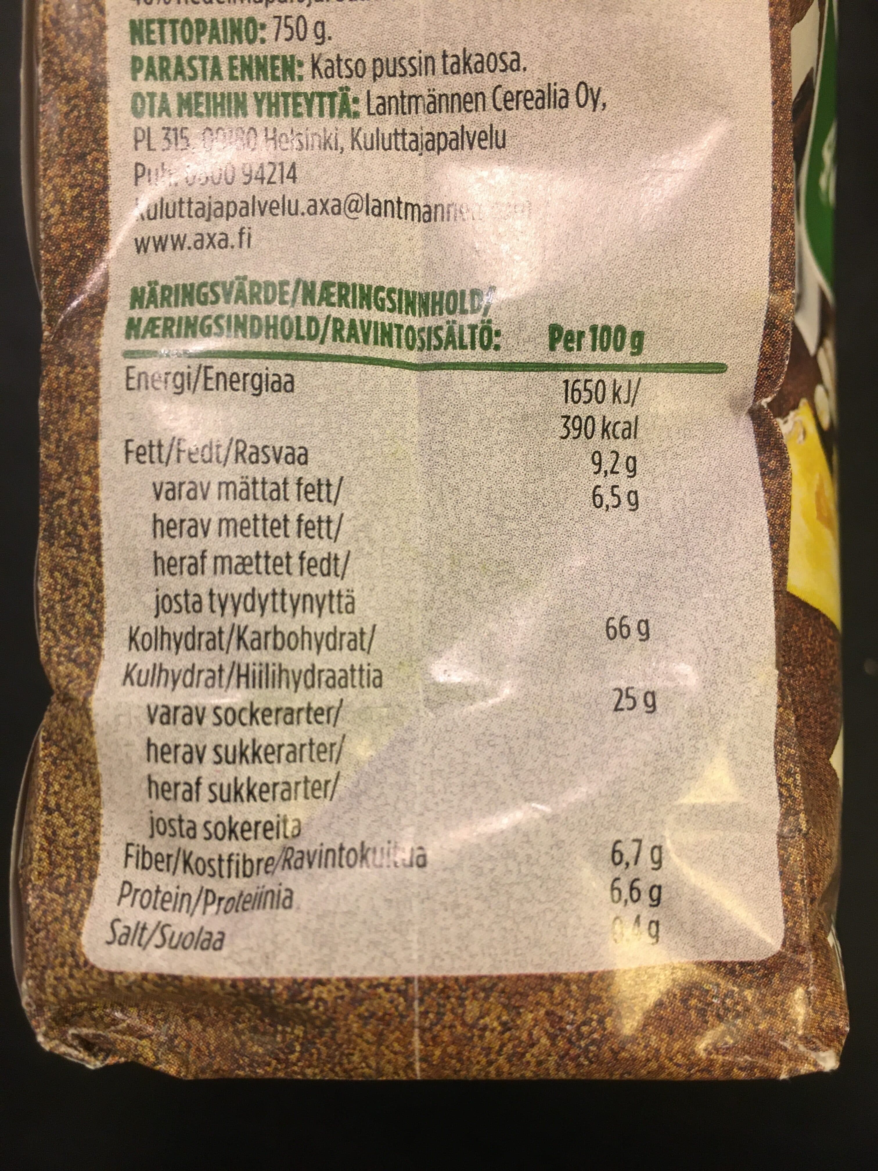 Axa Axa Gold Fruit Müsli packshot