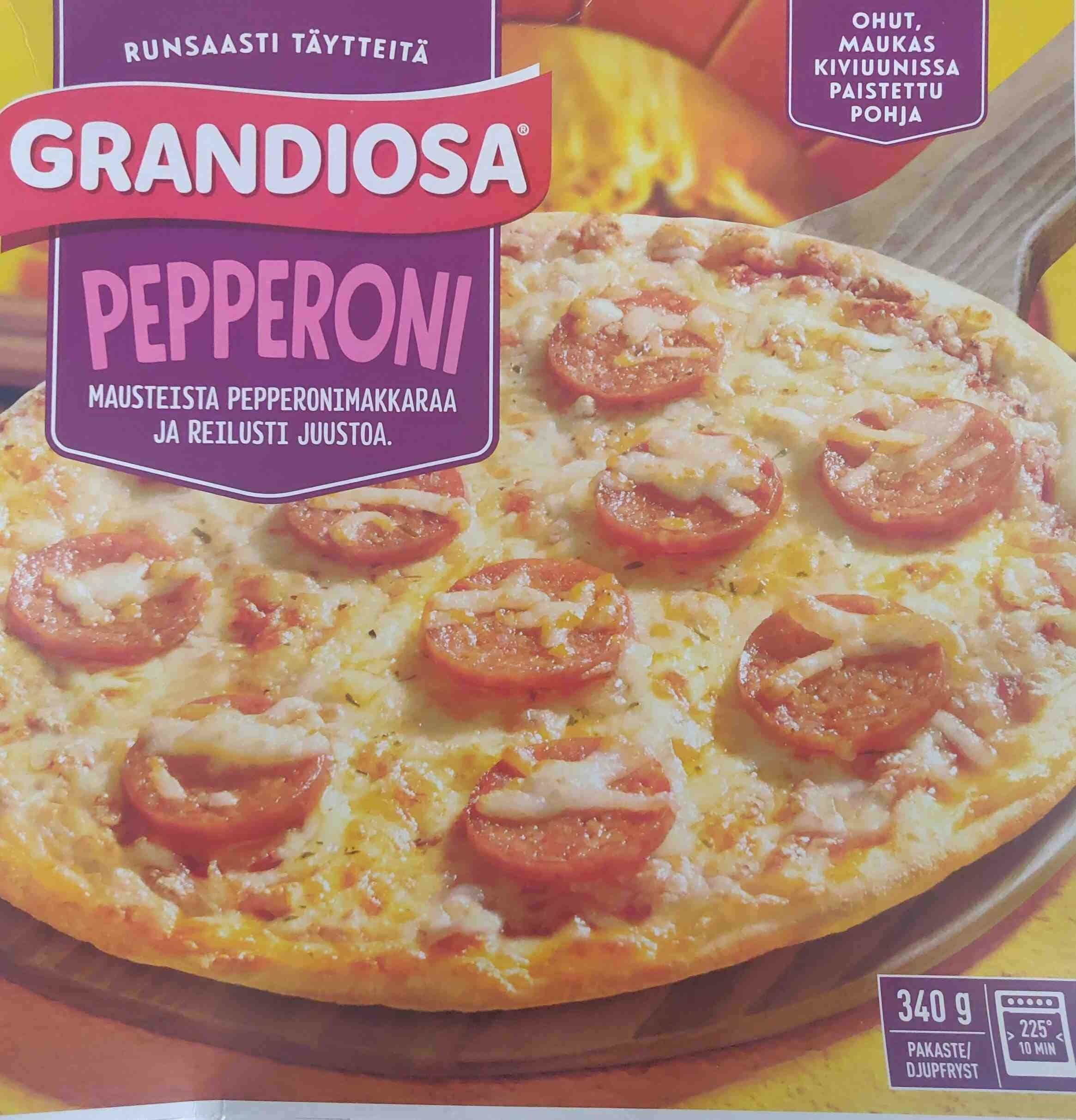Grandiosa Pepperoni pizza packshot
