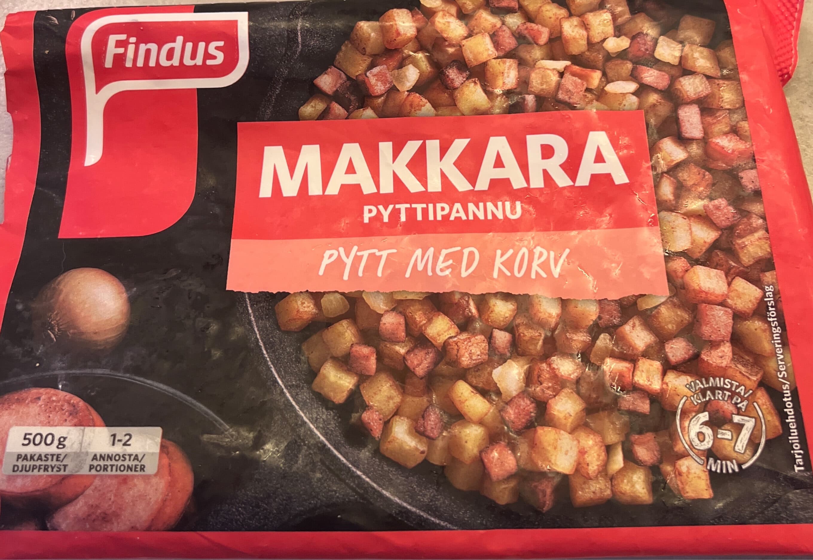 Findus Makkarapyttipannu packshot