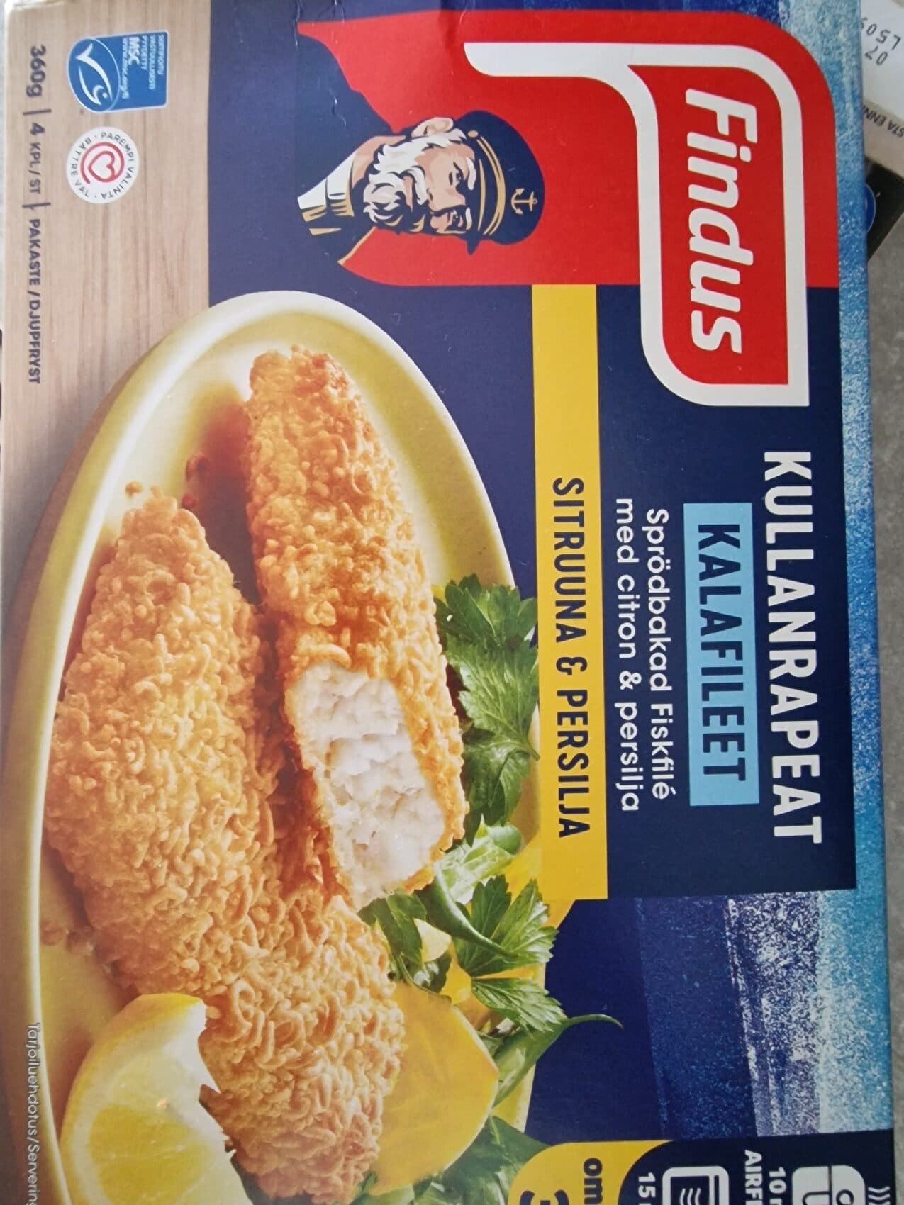 Findus Kalafileet Sitruuna & Persilja packshot