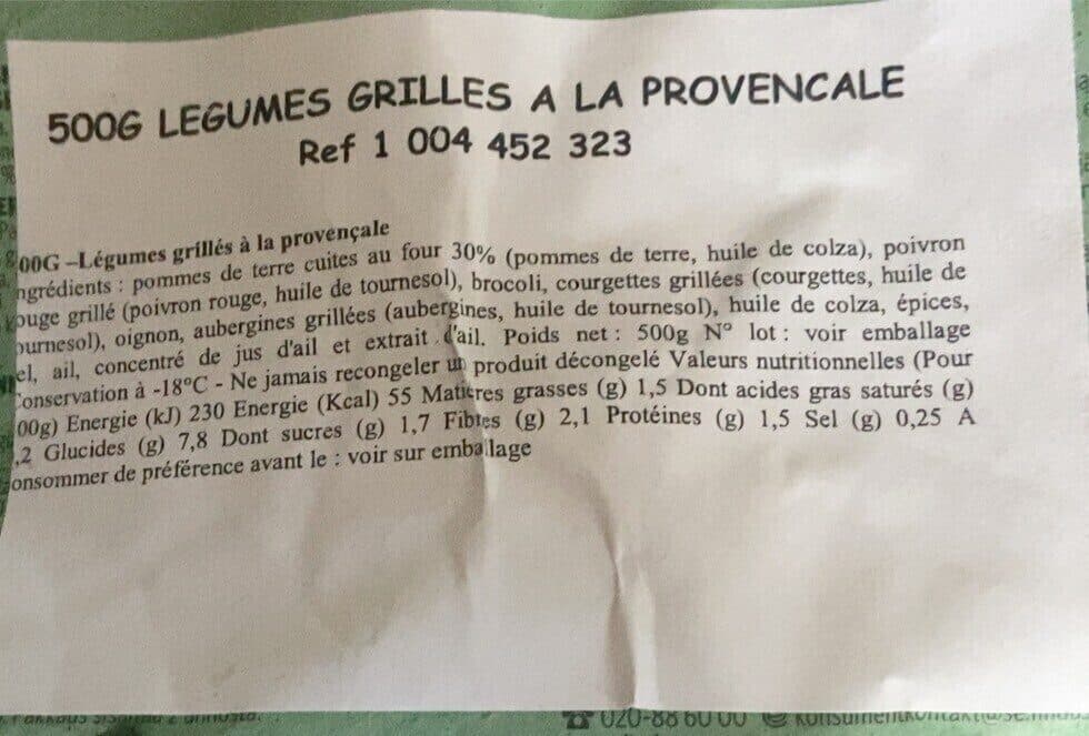 Findus Uuni ja Grillikasvikset Provence Style packshot