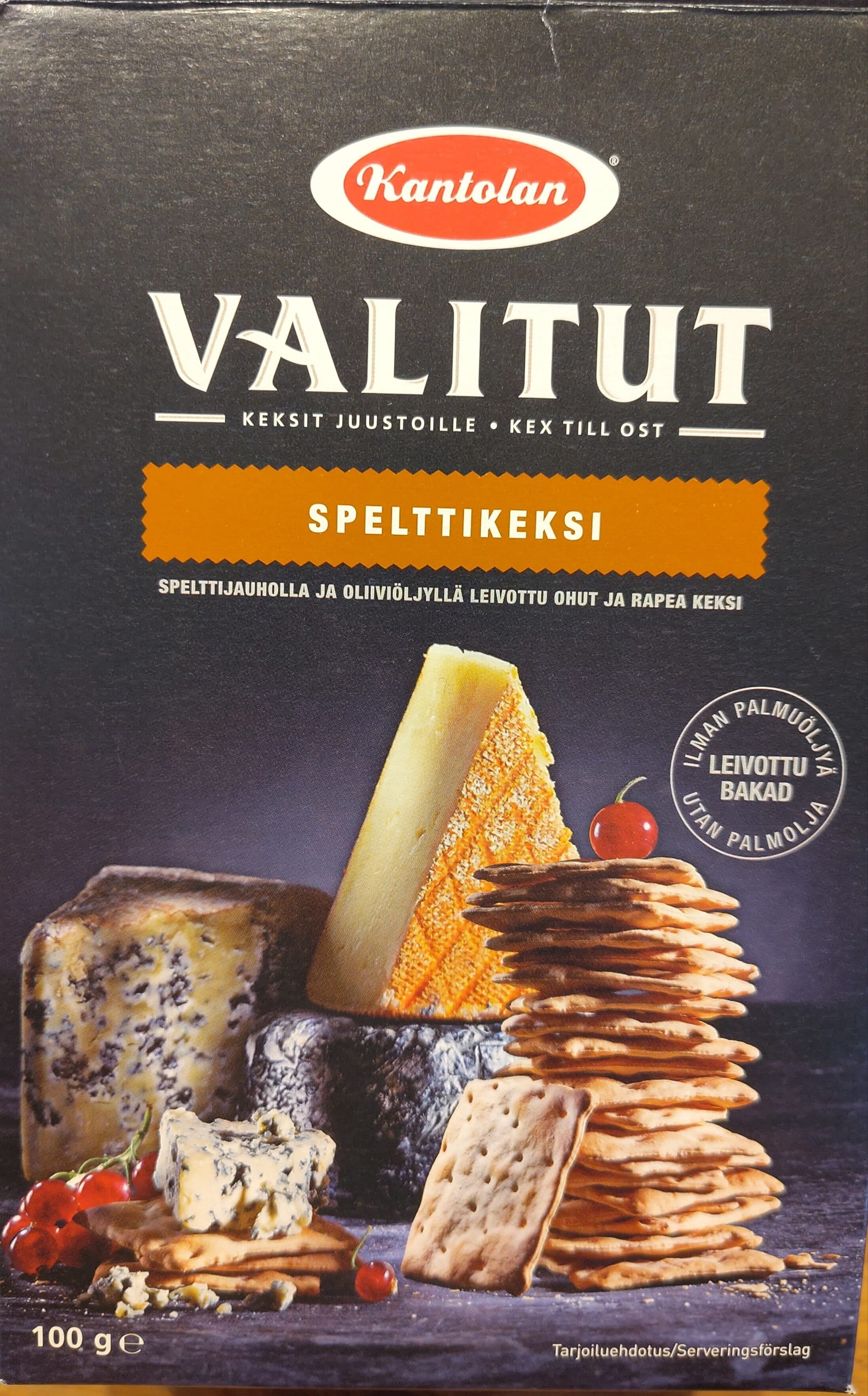 Kantolan Valitut - spelttikeksi packshot