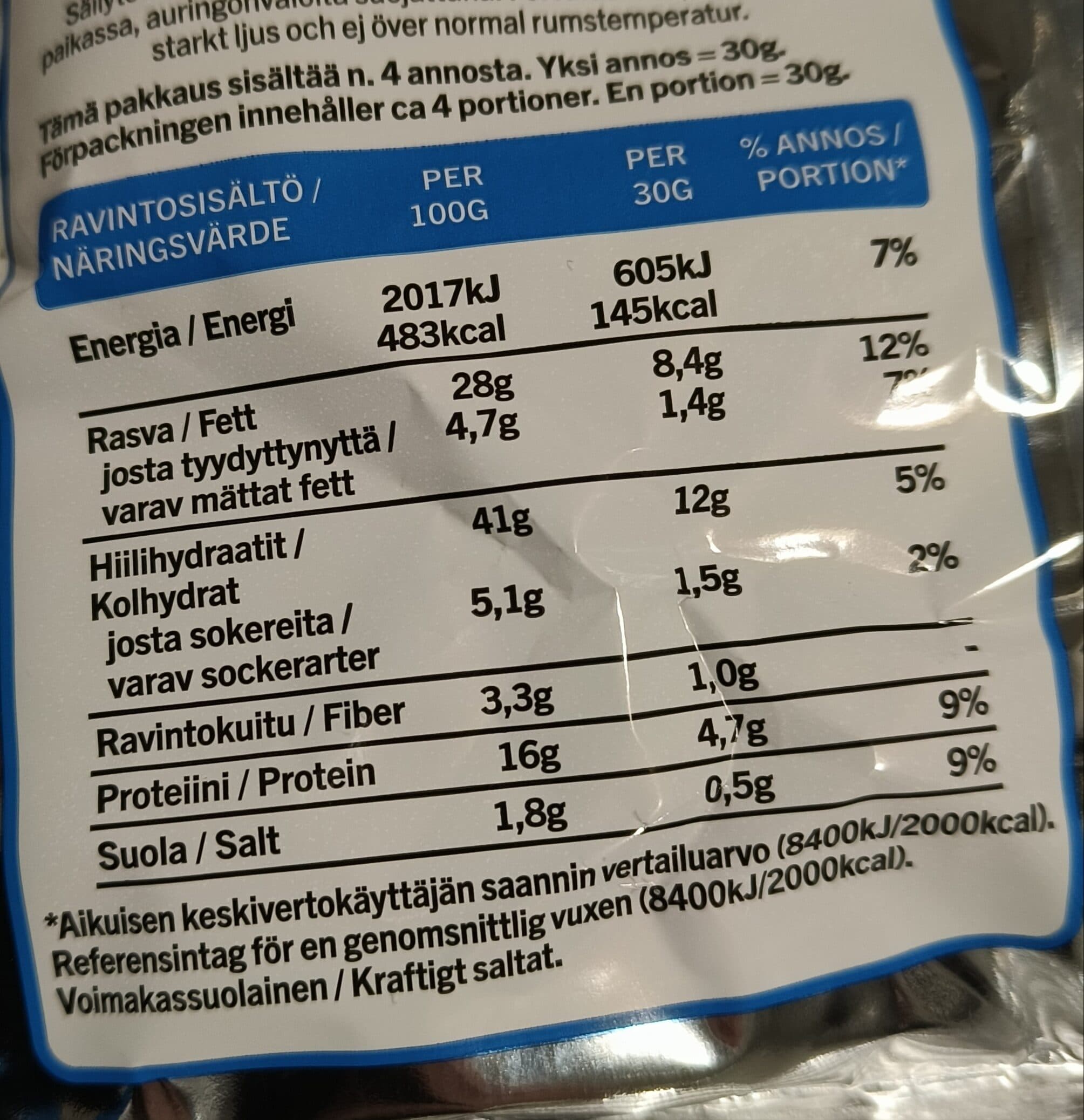 Estella Linssisnacks Cheddar Kermaviili & Sipuli packshot