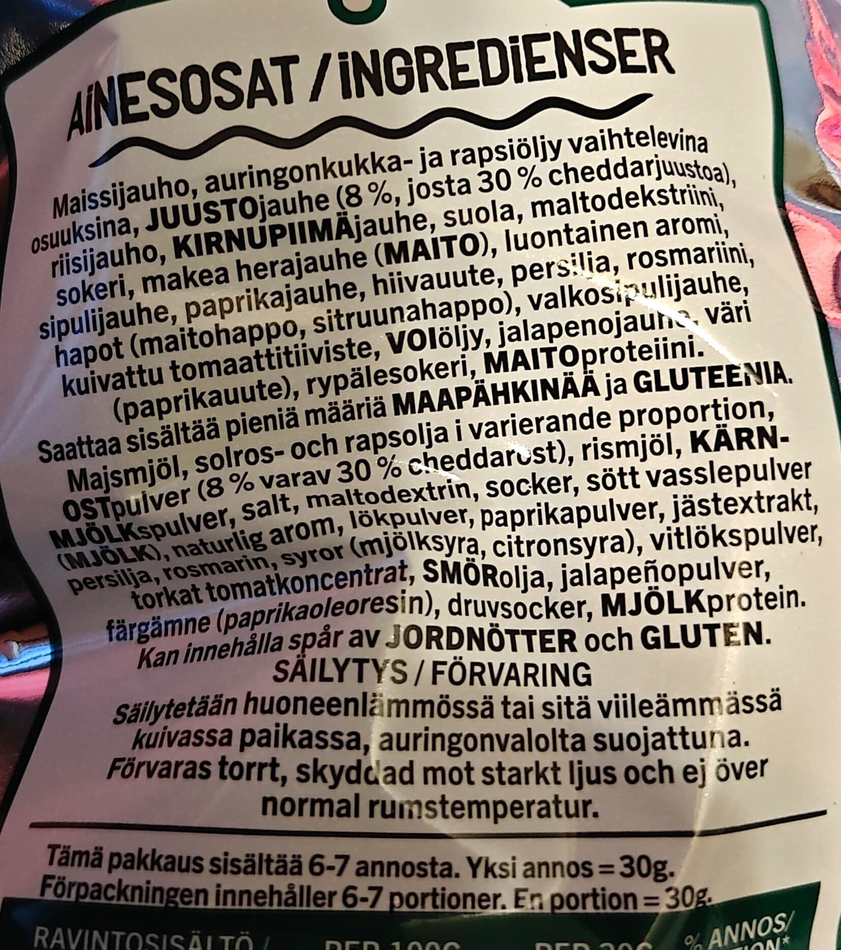 Estrella Juusto rinkula lempeä jalapeño packshot
