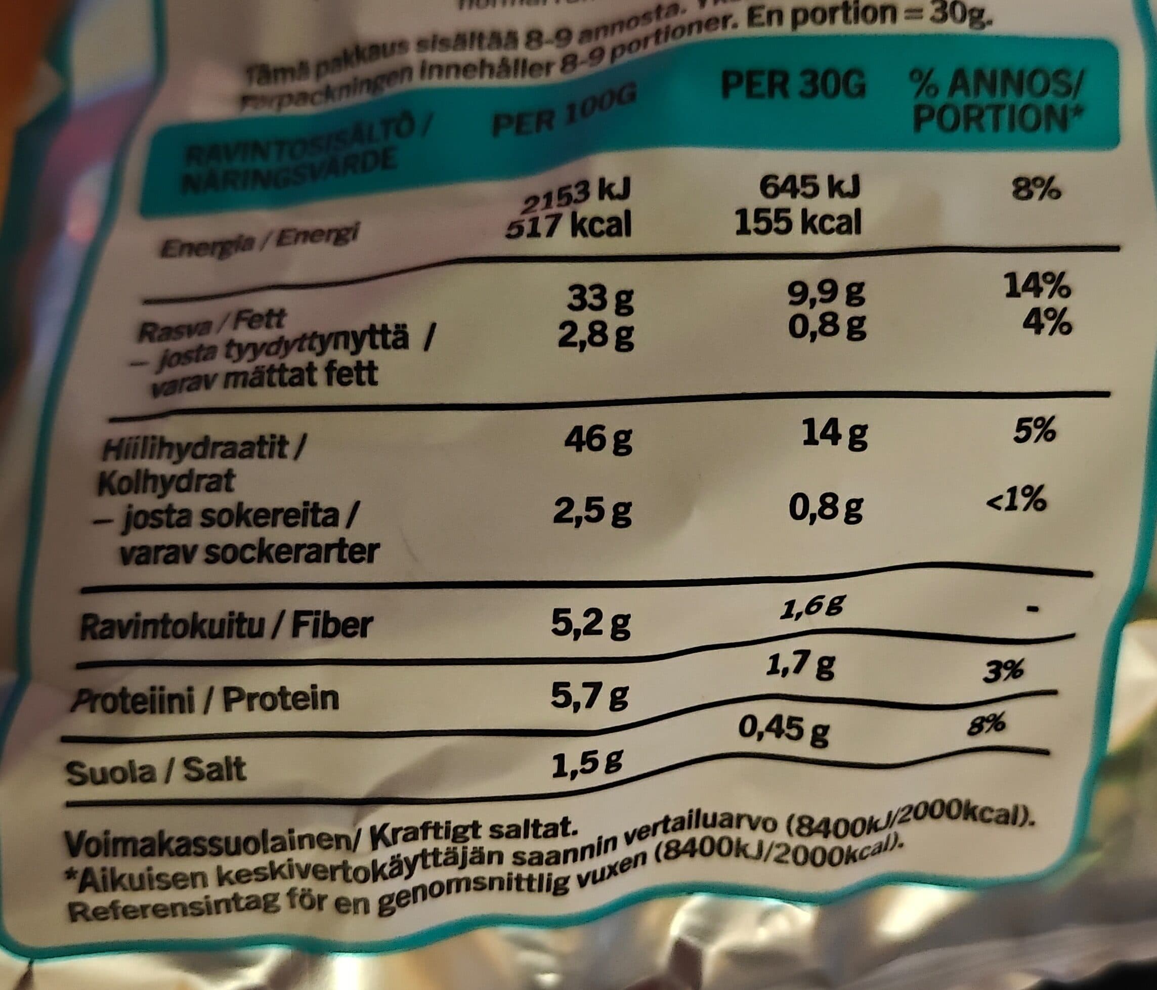 Estrella Tsatziki Style perunalastut packshot