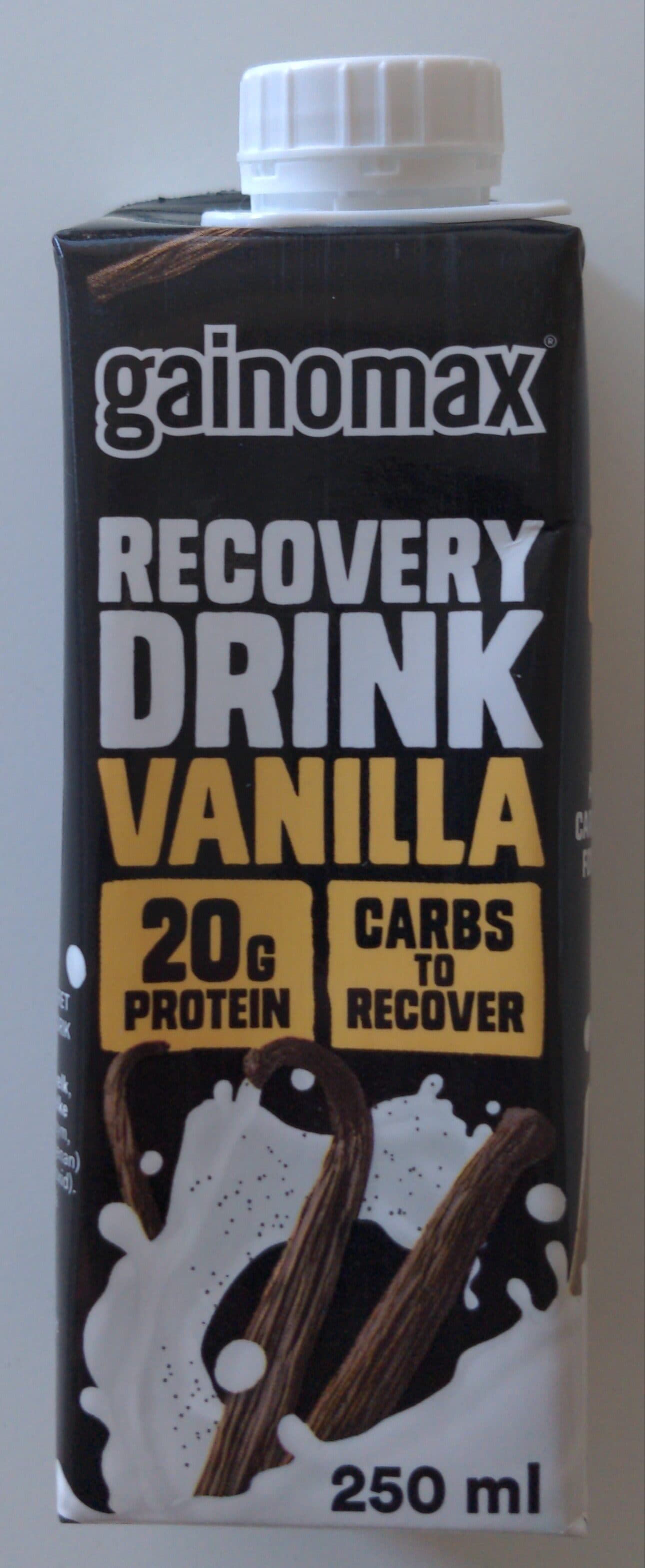 Gainomax Recovery Drink vanilla packshot