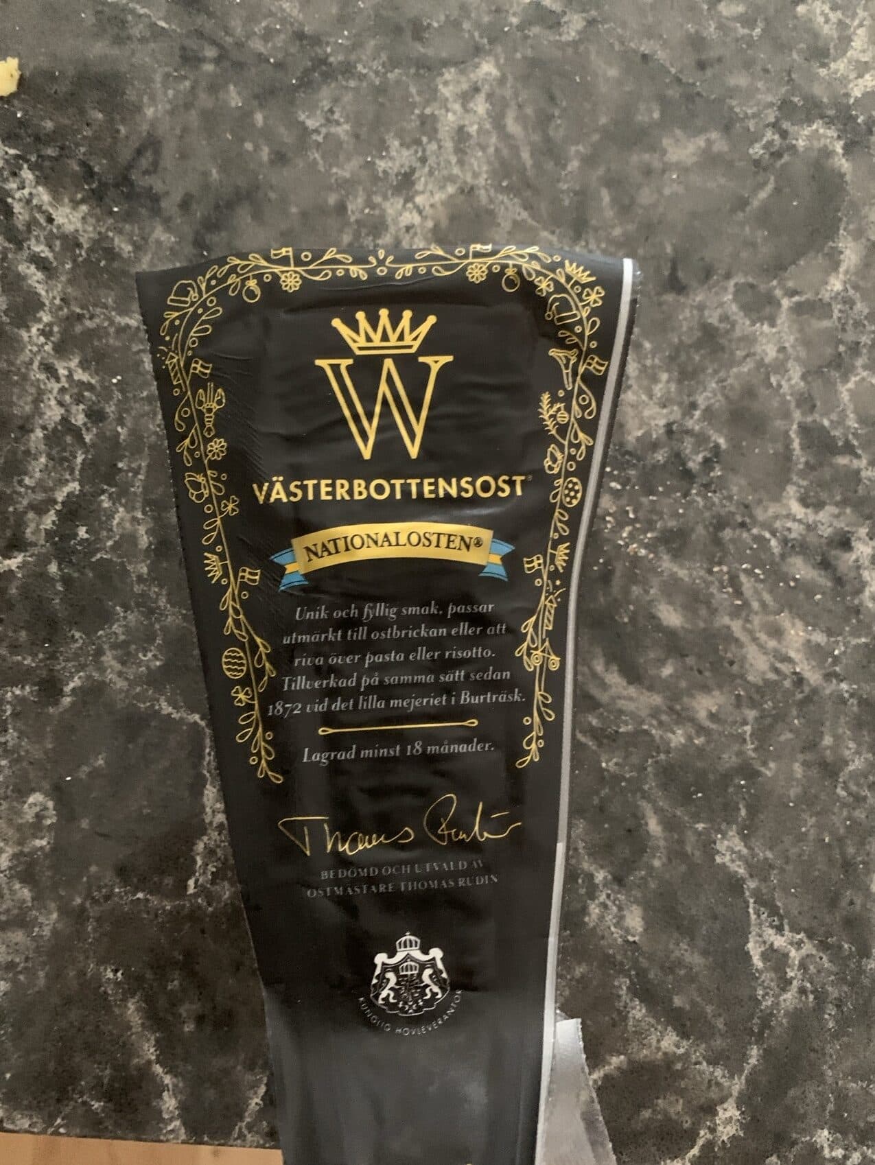 W Västerbottenost packshot