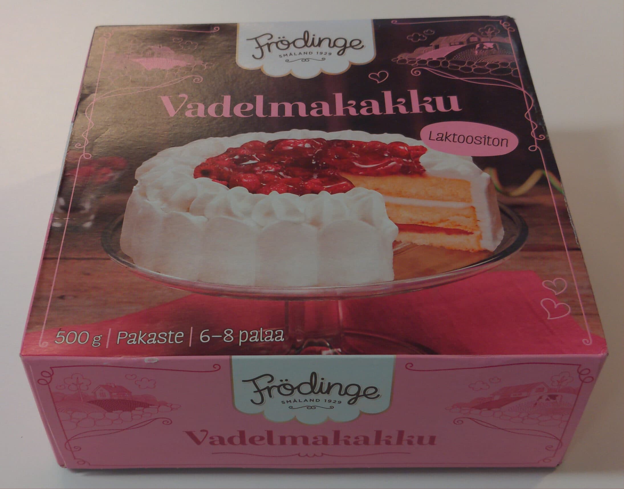 Frödinge Vadelmakakku packshot