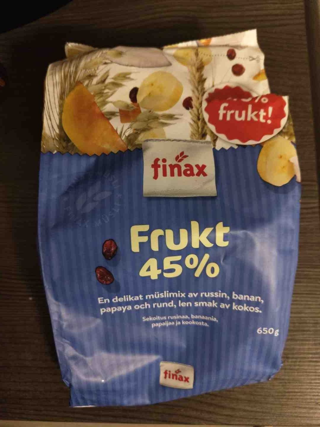 Finax Frukt 45% packshot