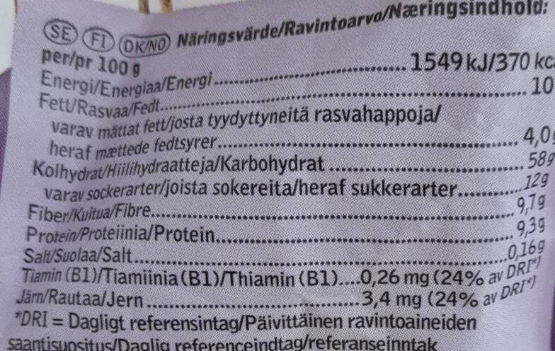 finax Müsli Nötter and Frukt packshot
