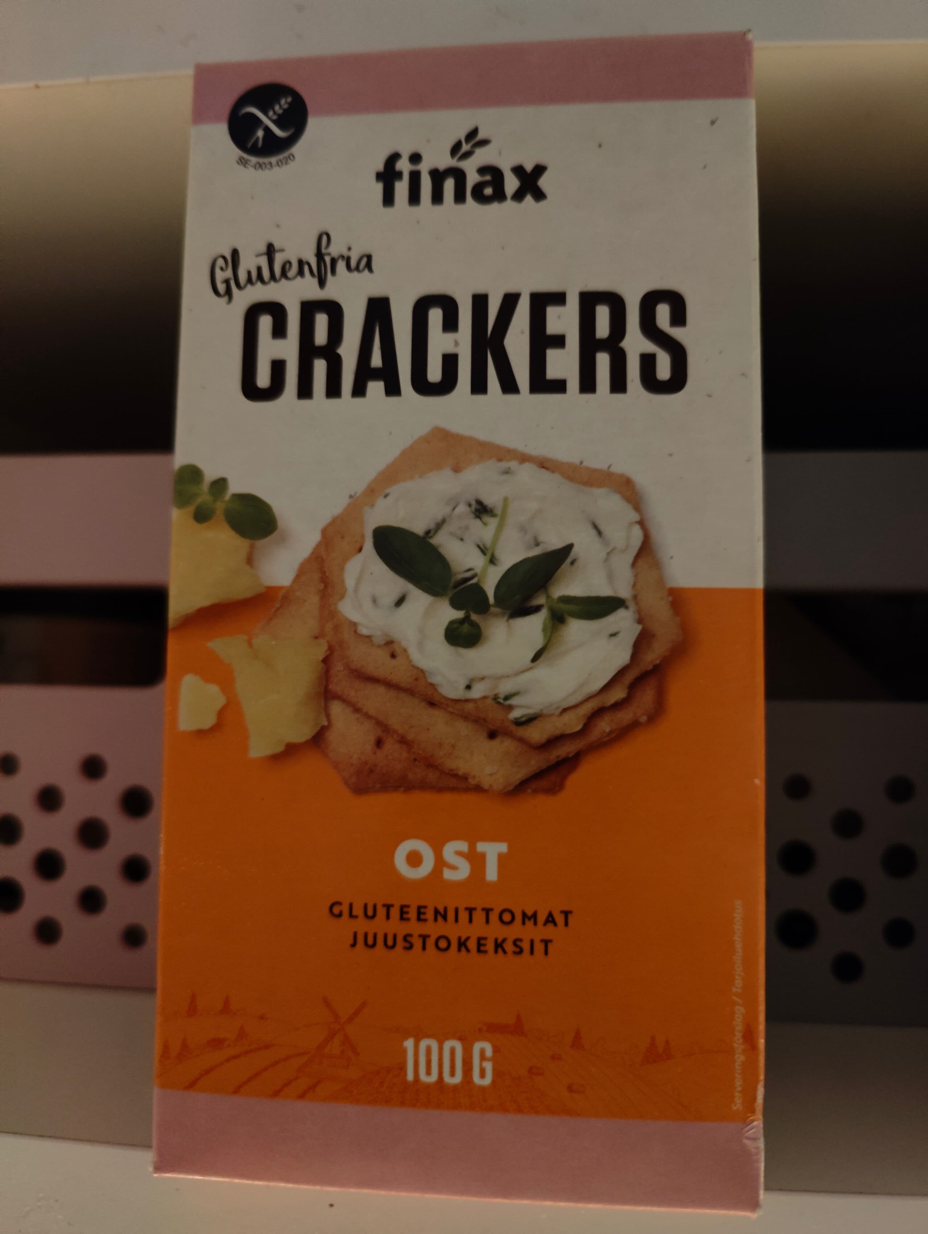 Finax Glutenfria Crackers packshot