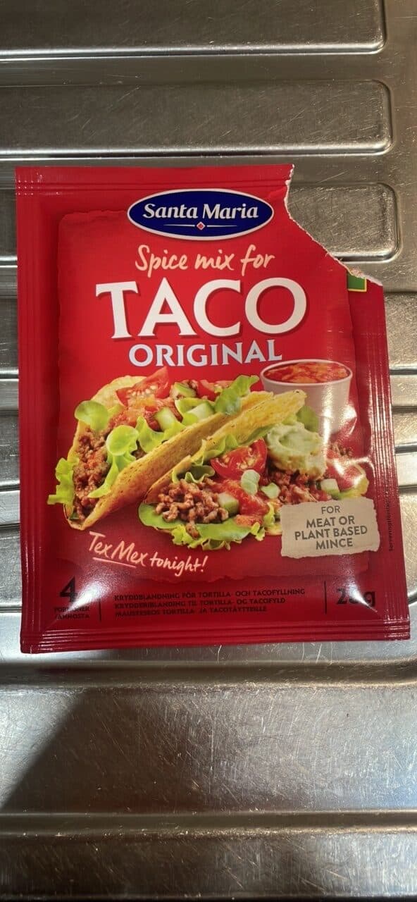 Santa Maria Spice Mix Taco - Orginal packshot