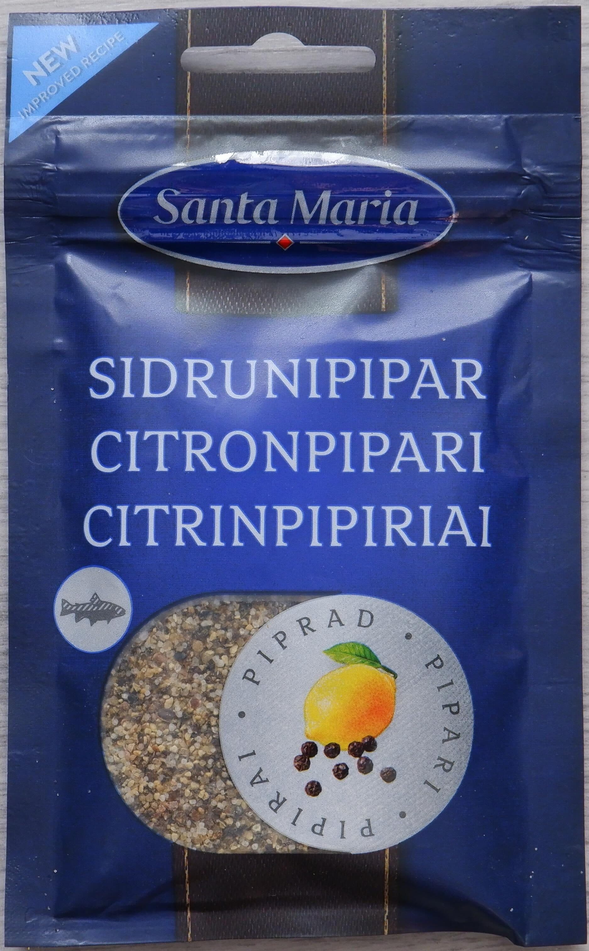 Santa Maria Citronpipari packshot