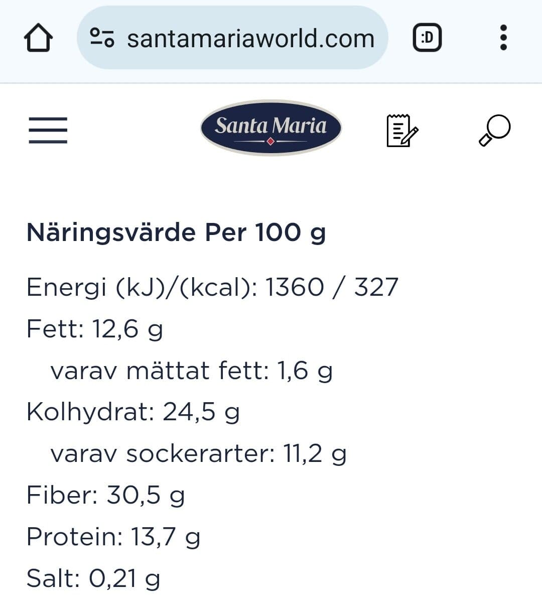 Santa Maria Paprika sterk packshot