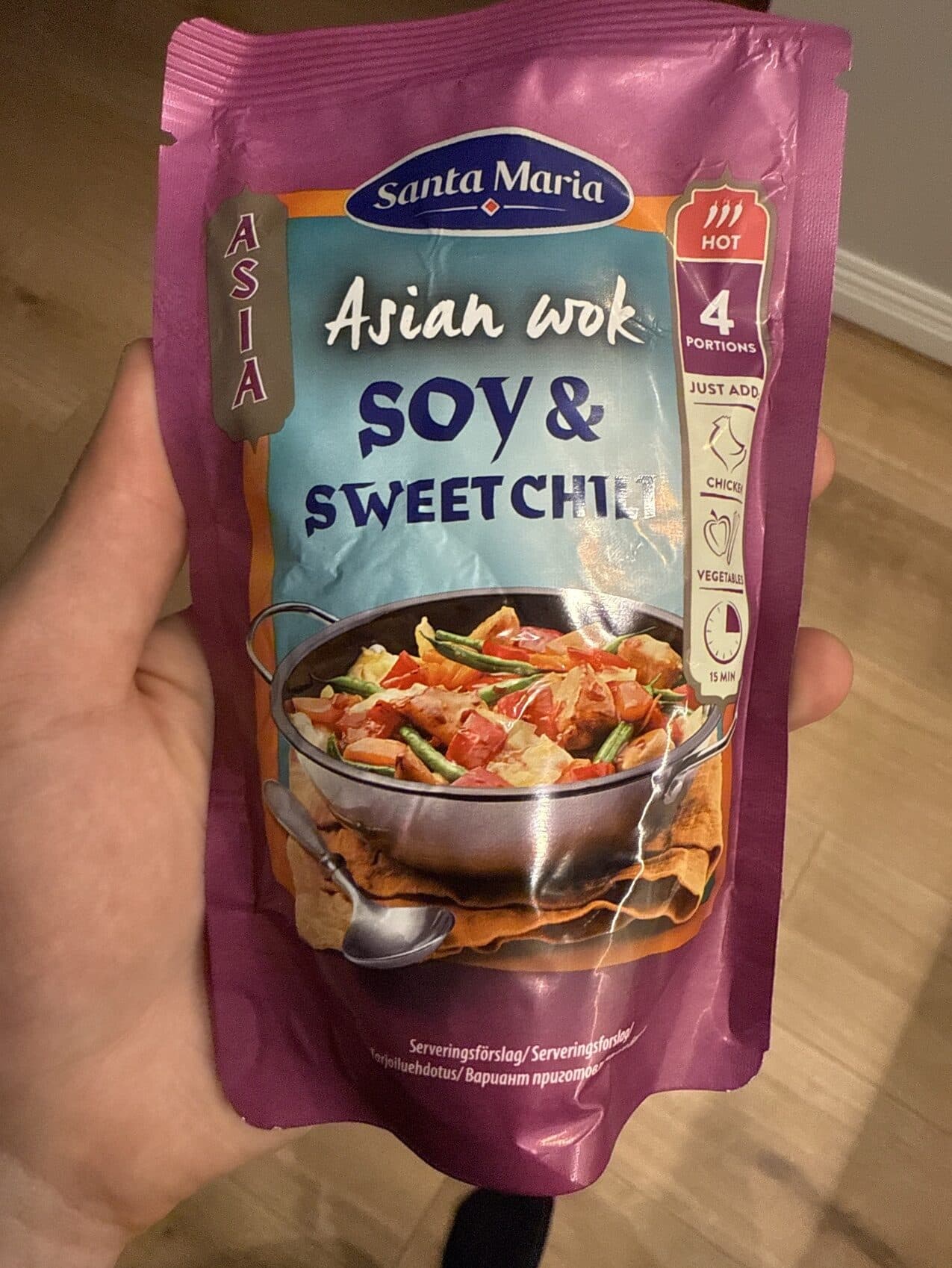 Santa Maria Asian wok Soy & Sweet Chili packshot