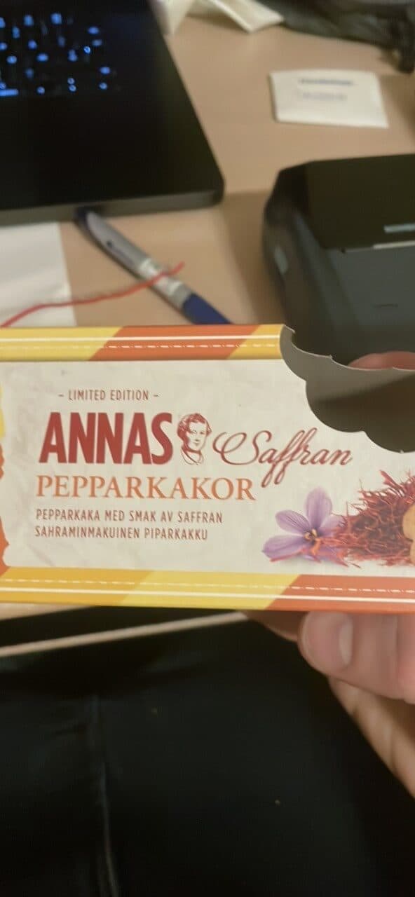 ANNAS Pepparkakkor Safran packshot