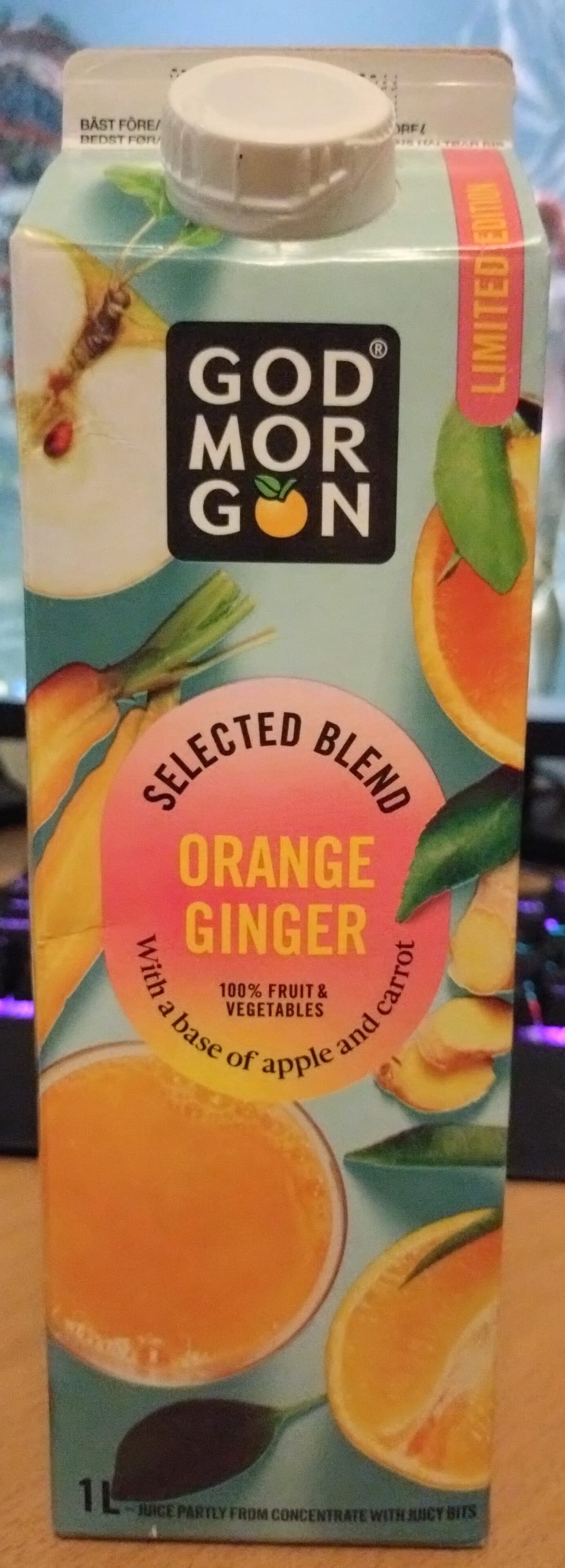 God Morgon Selected blend orange ginger packshot