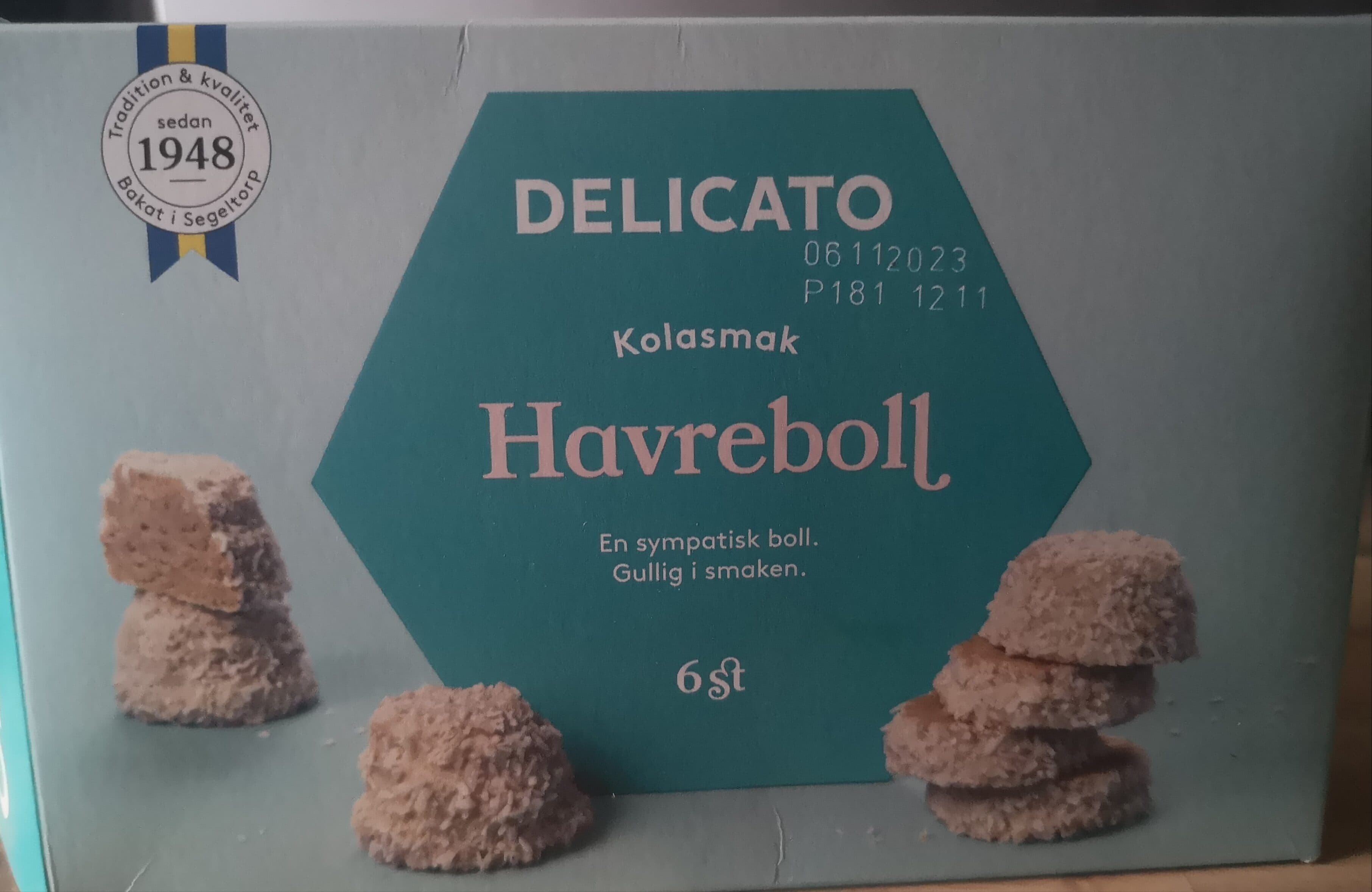 Delicato Havreboll packshot