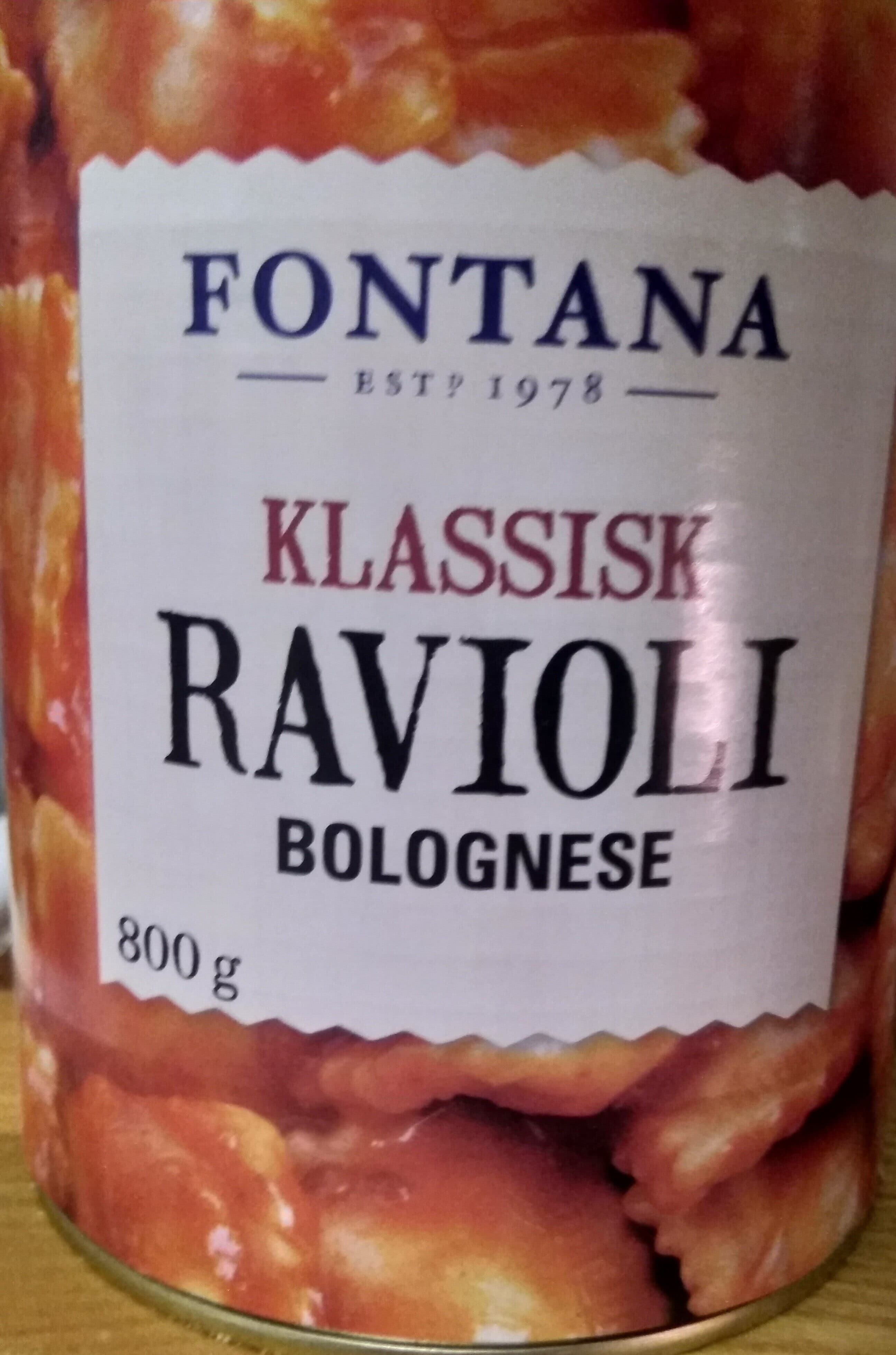 Fontana Klassisk RAVIOLI packshot