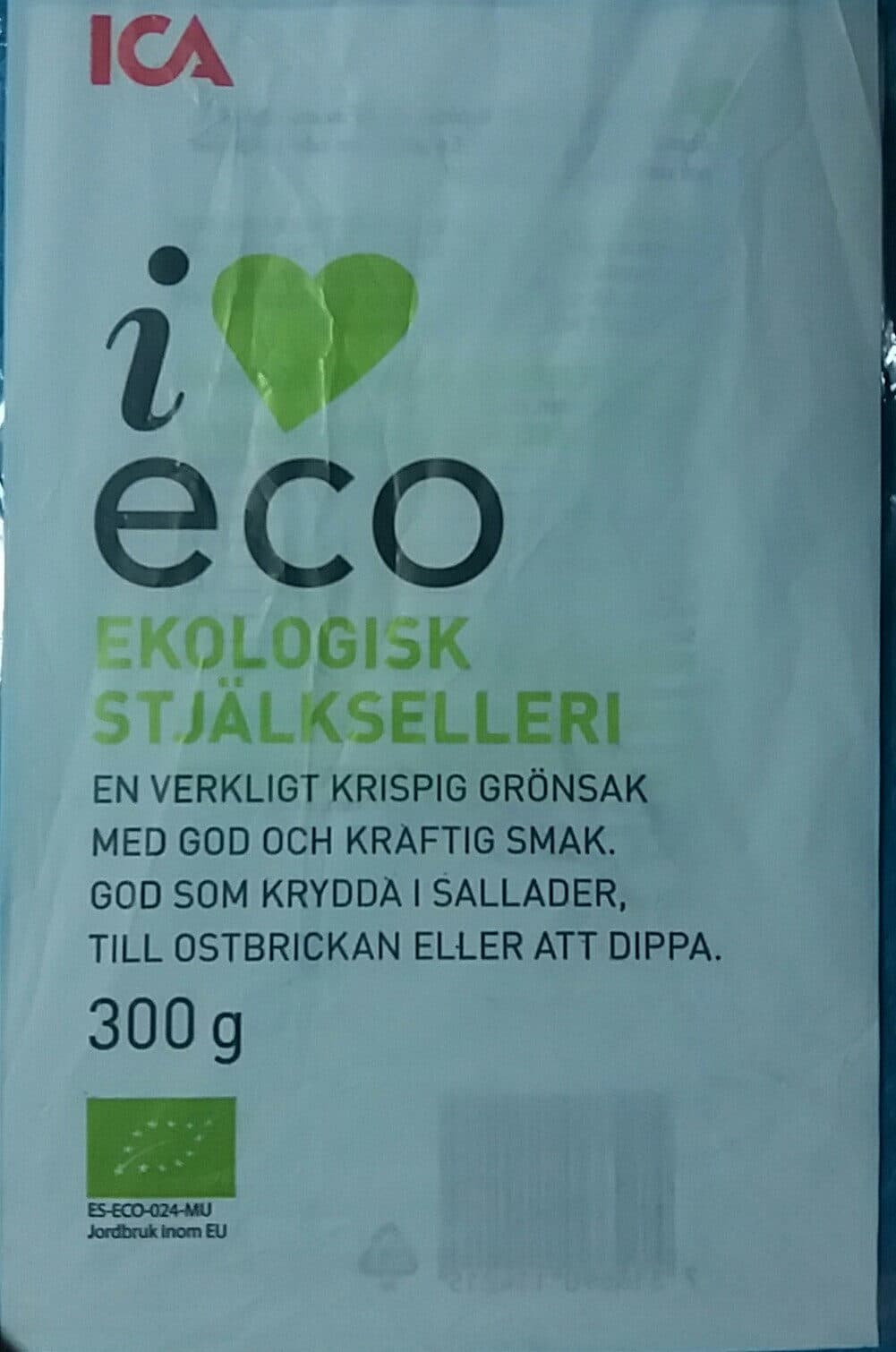 ICA Ekologisk stjälkselleri packshot