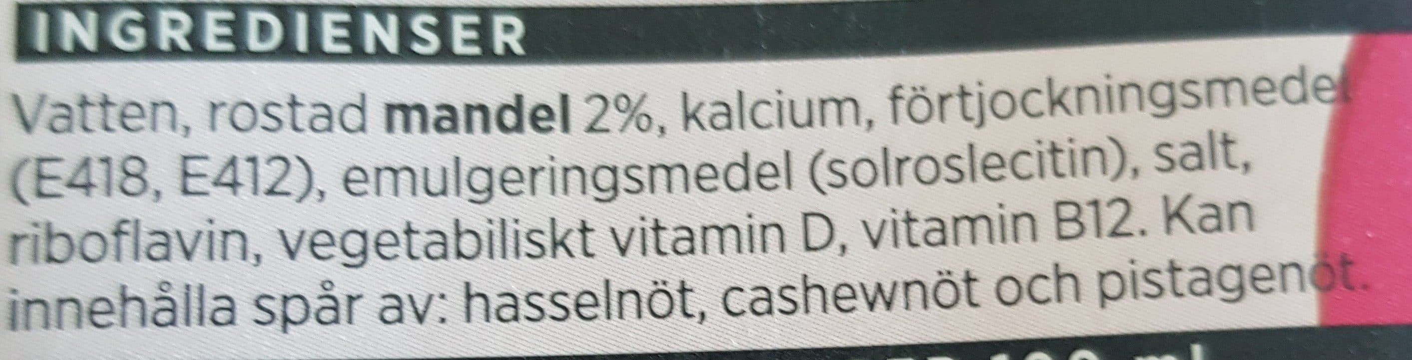 ICA Naturell Mandel Dryck packshot