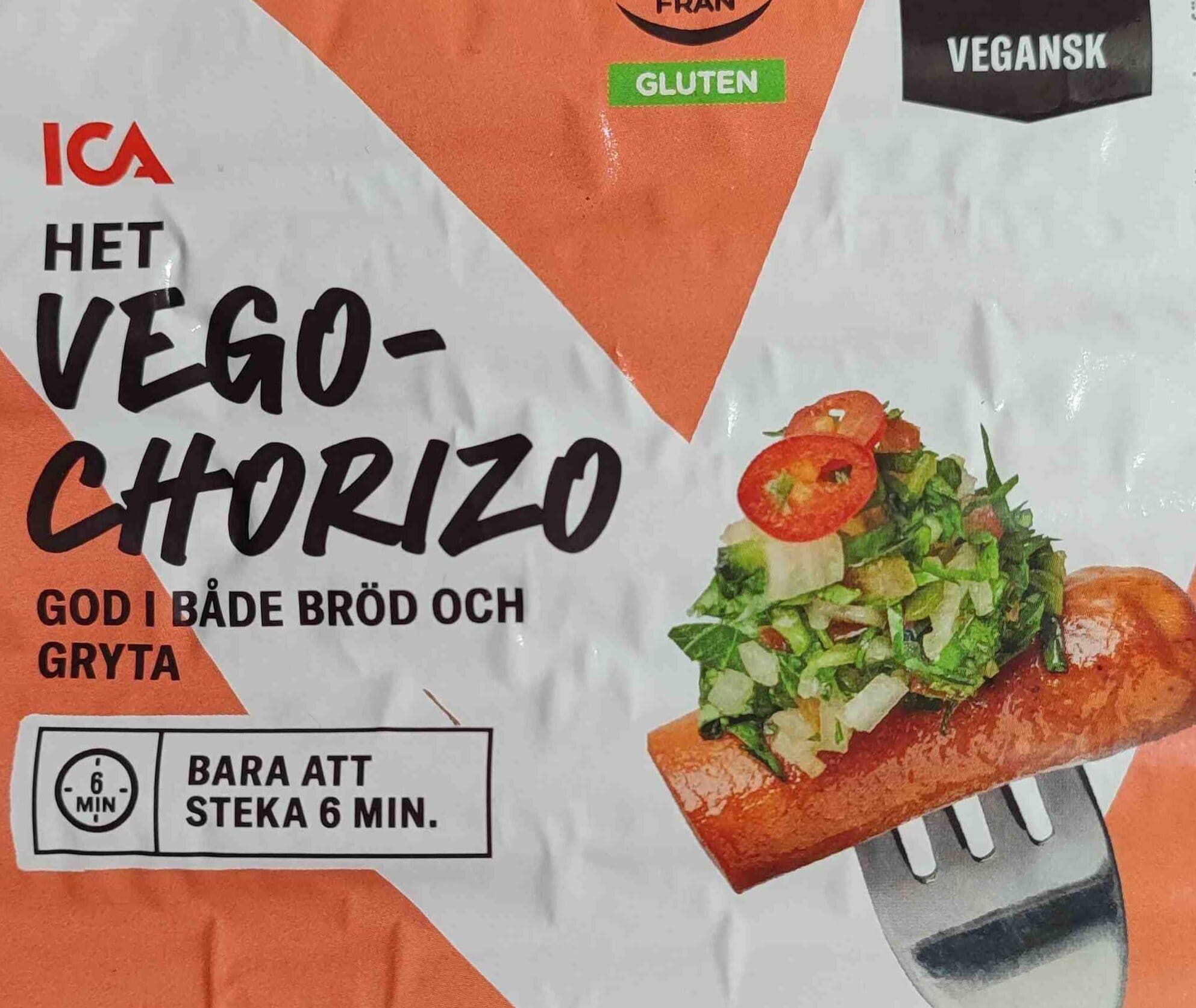 ICA Vego chorizo packshot
