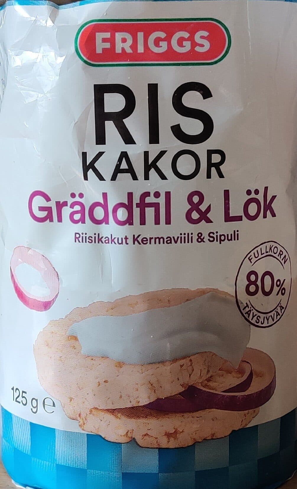 FRIGGS Ris Kakor Gräddfil & Lök packshot
