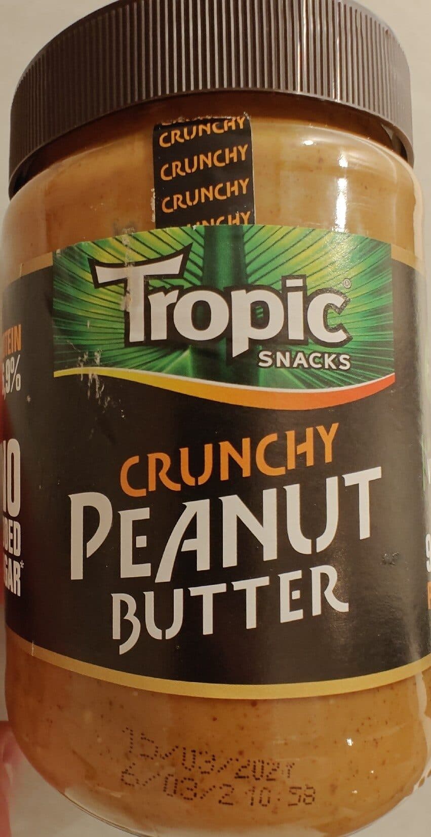 Tropic Snacks Crunchy Peanut Butter packshot
