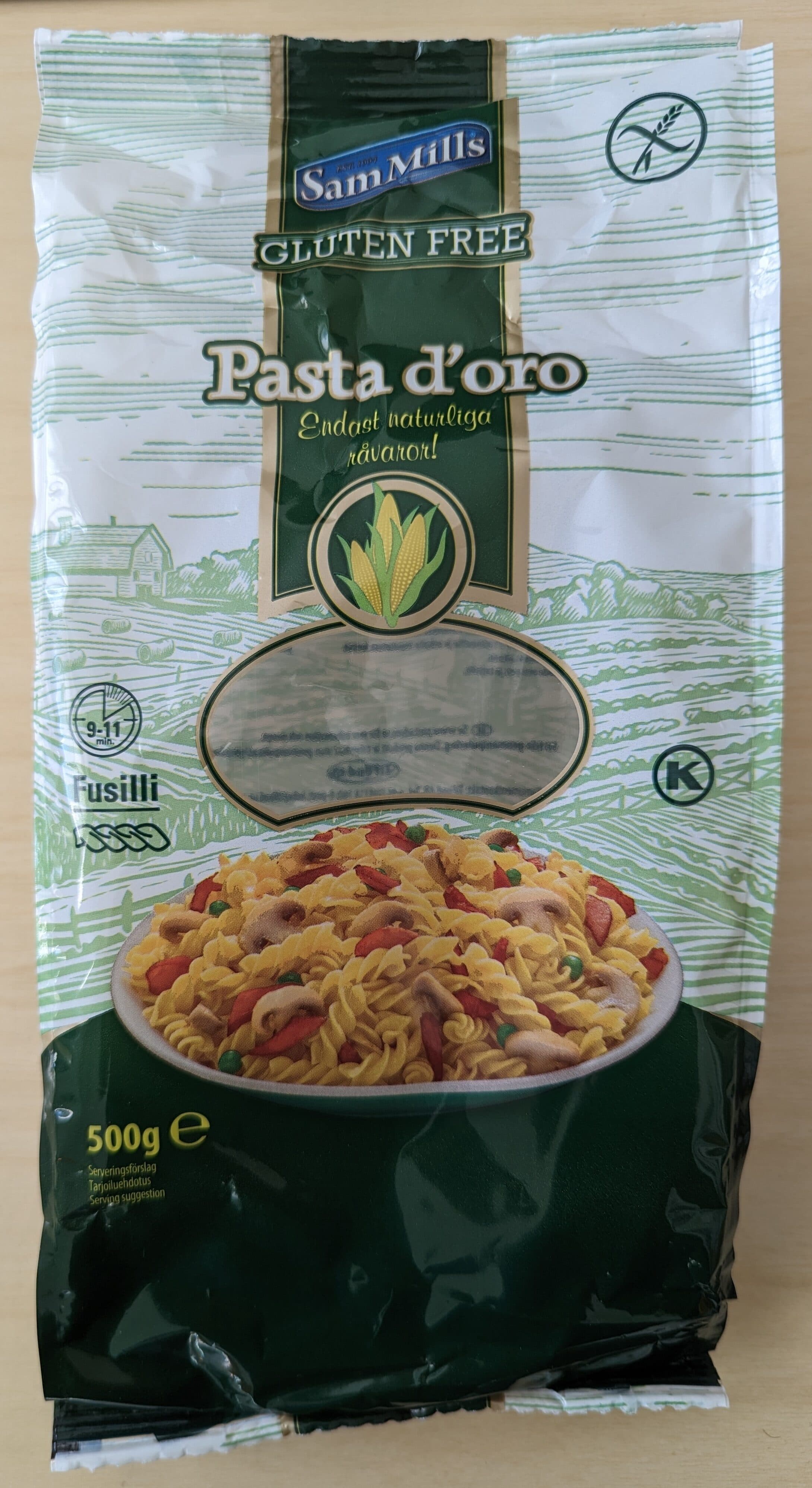 Sam Mills Pasta d'oro packshot