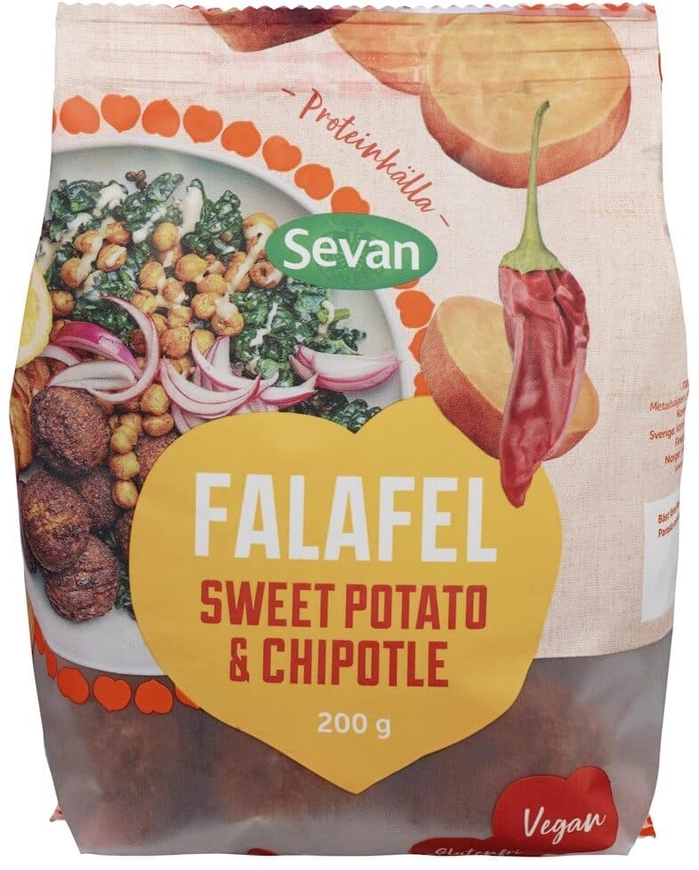 Sevan Falafel Med Sweet Potato & Chipotle packshot