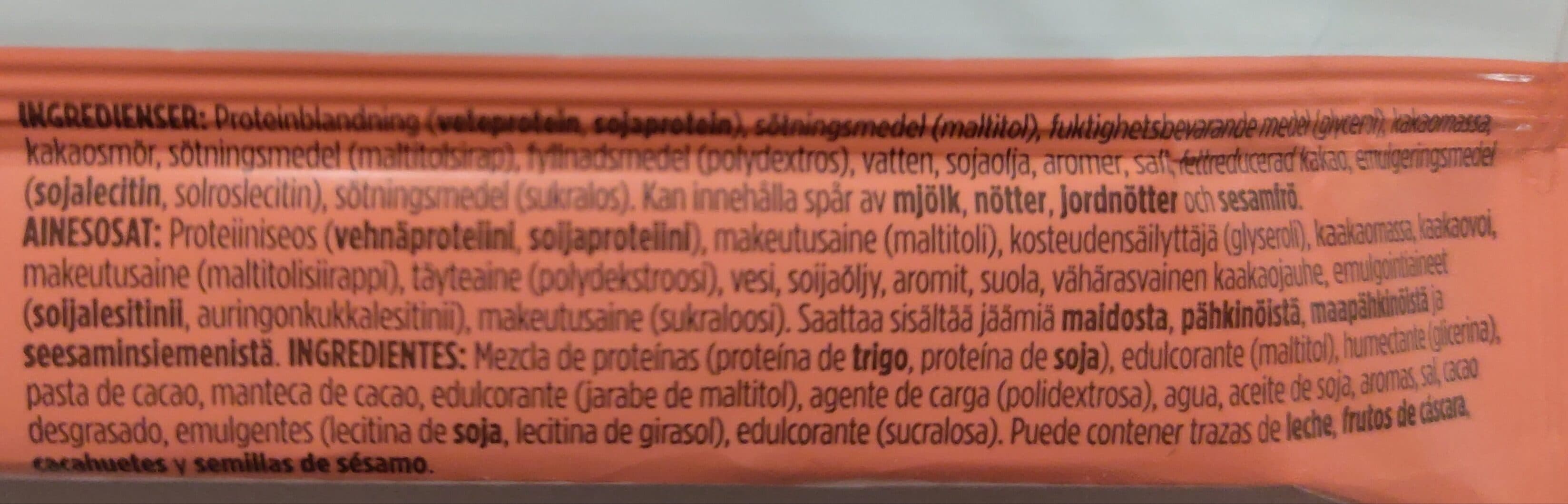 Barebells Fudge Brownie Vegan Protein Bar packshot