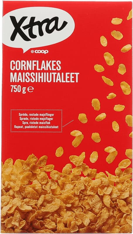 Coop X-tra Cornflakes packshot