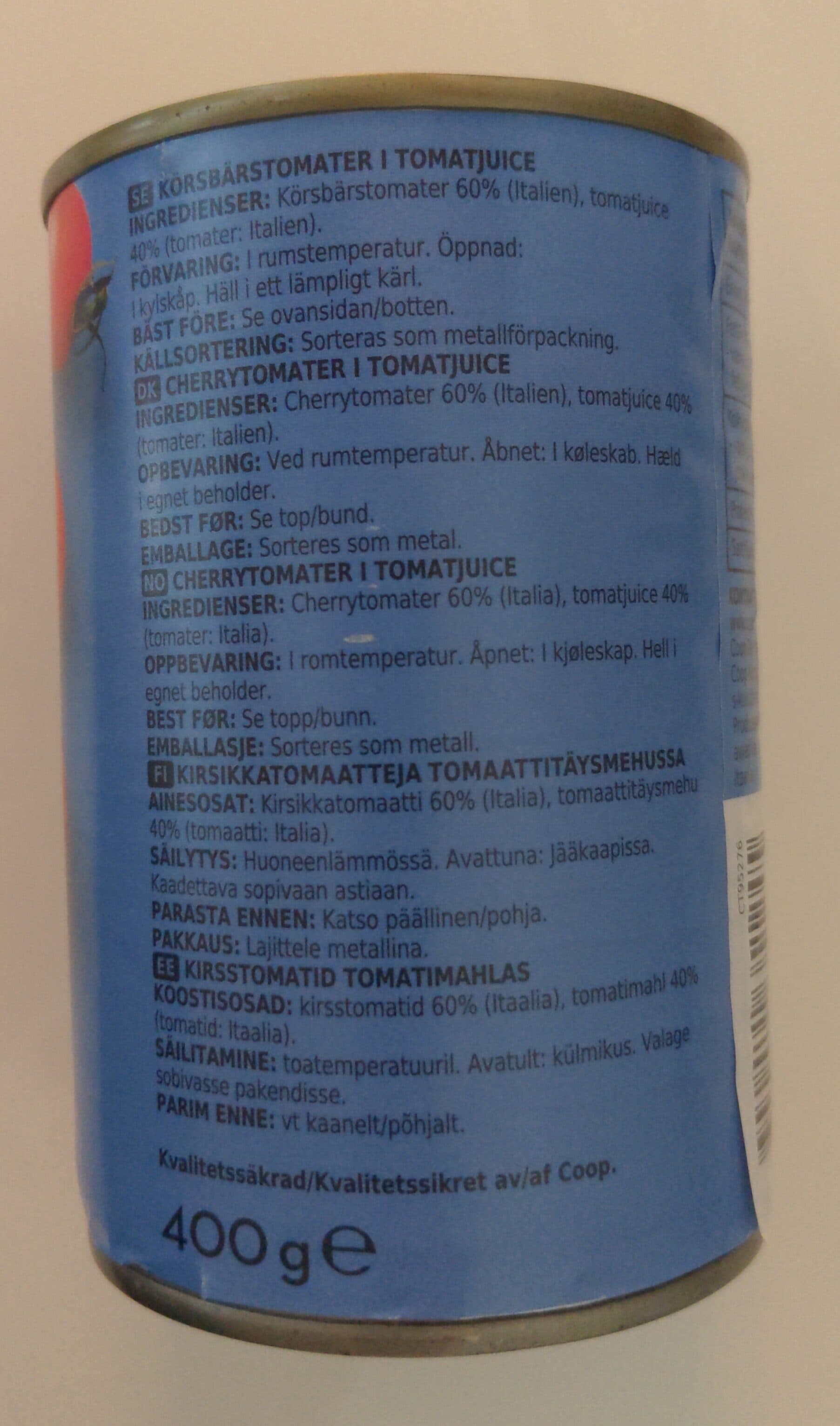 Coop Kirsikkatomaatit packshot
