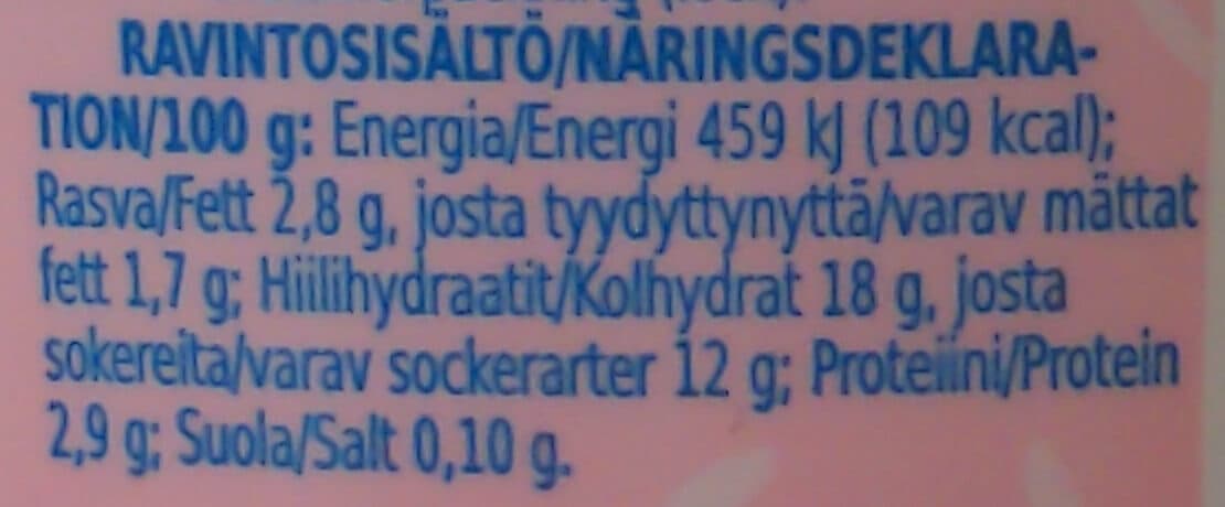 Rainbow Riisivälipala vadelma packshot
