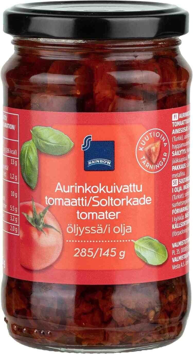 Rainbow Aurinkokuivattu tomaatti öljyssä packshot