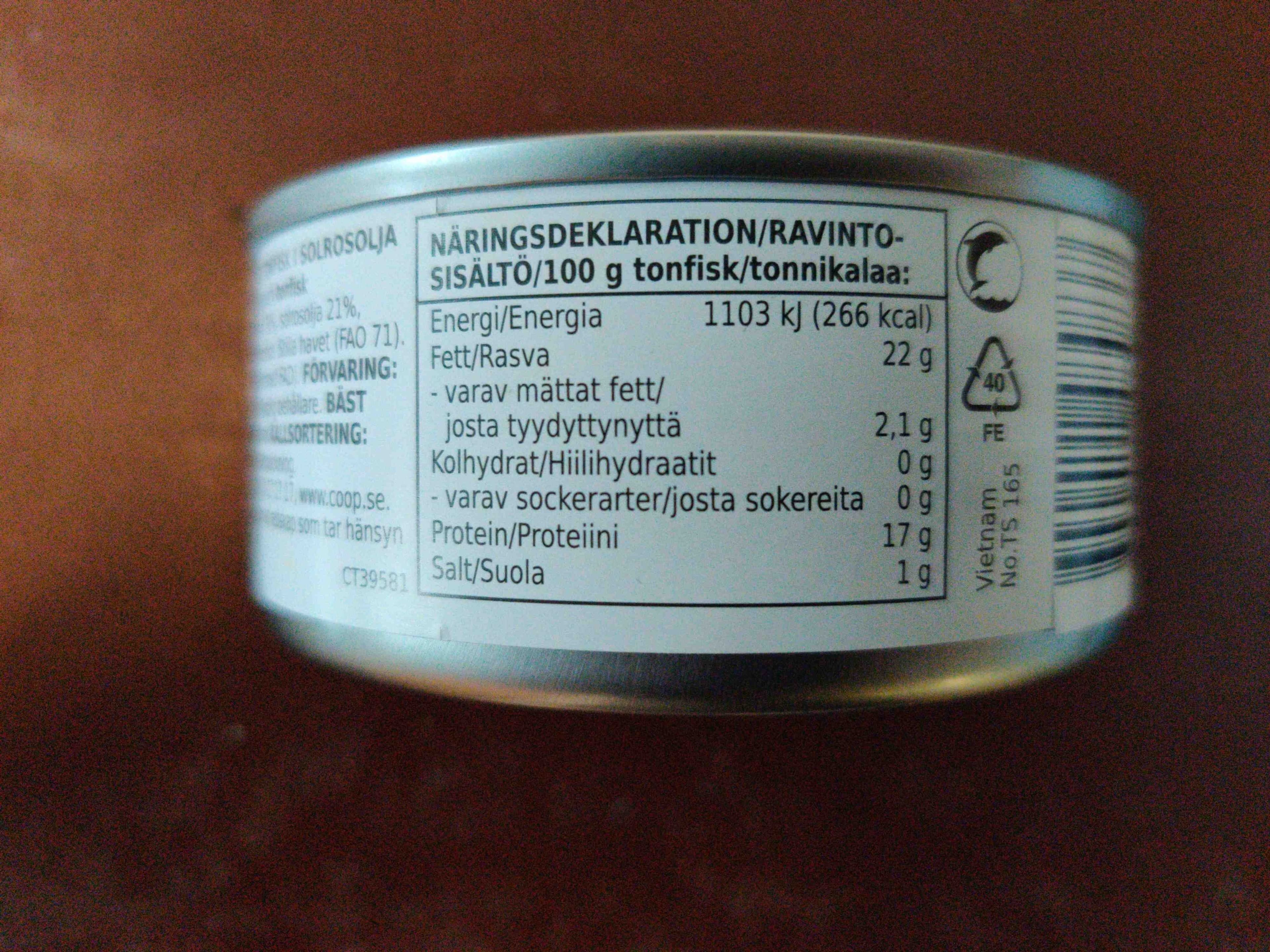 Xtra Tuna in sunflower oil packshot