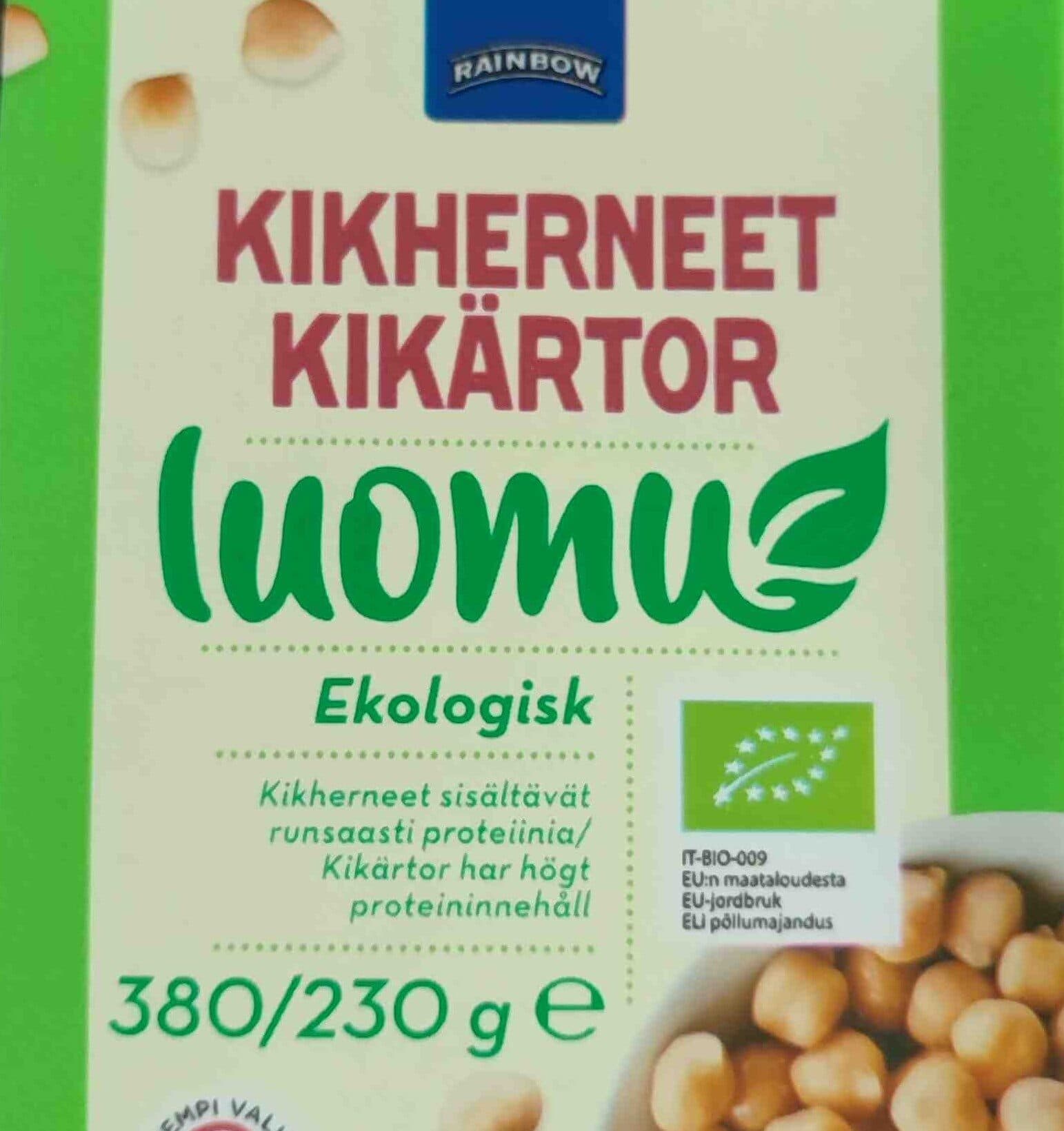 Rainbow Kikherneet packshot