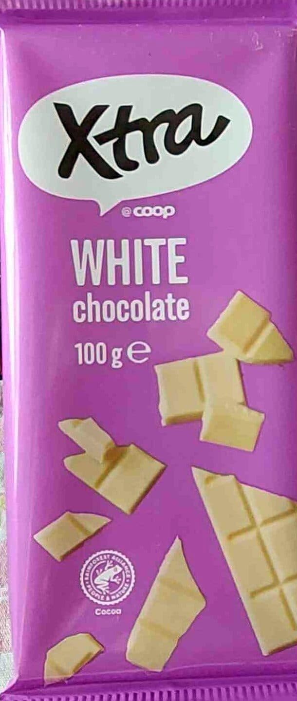 Xtra coop White chocolate packshot