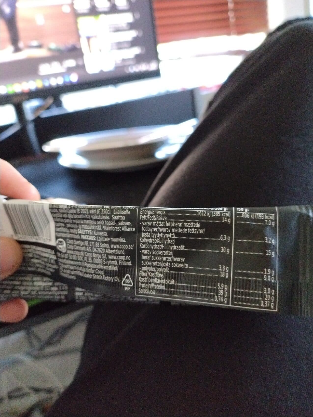 coop Proteinbar, salt karamell packshot